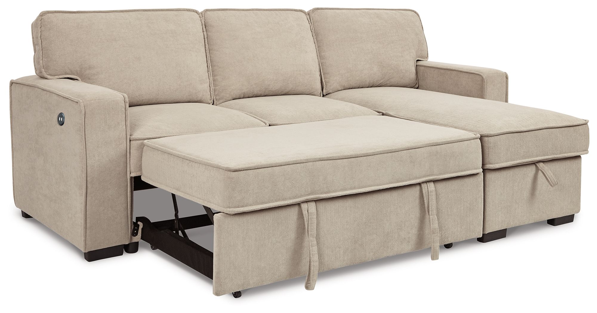 Famous Darton 2 Piece Sleeper Sectional With Storage 73506s1signature With Left Or Right Facing Sleeper Sectionals (Photo 5 of 15)