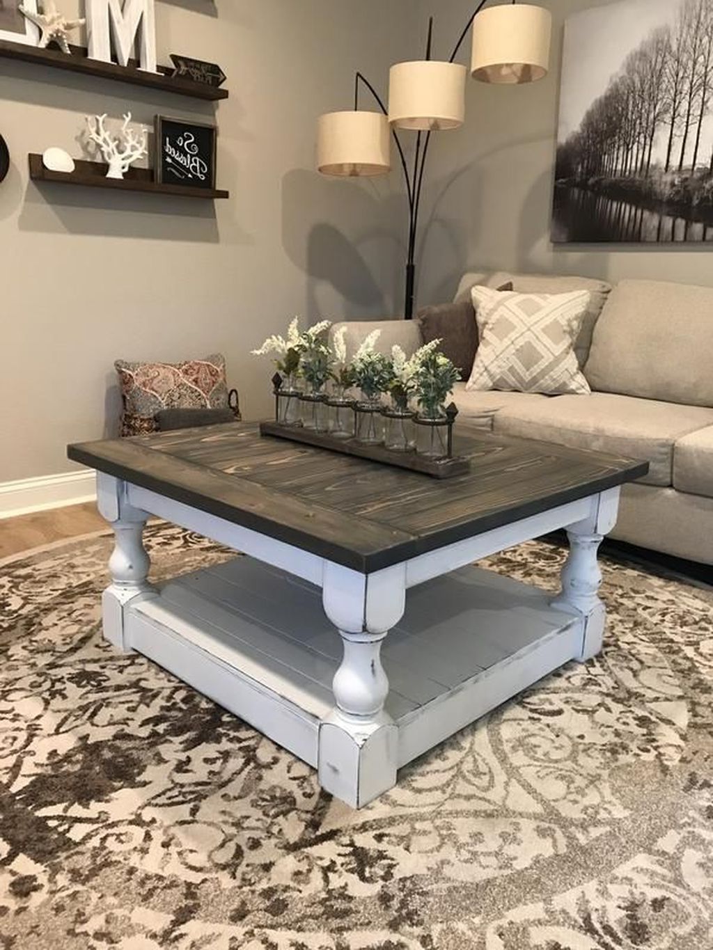 Farmhouse Style Throughout Trendy Living Room Farmhouse Coffee Tables (View 9 of 15)