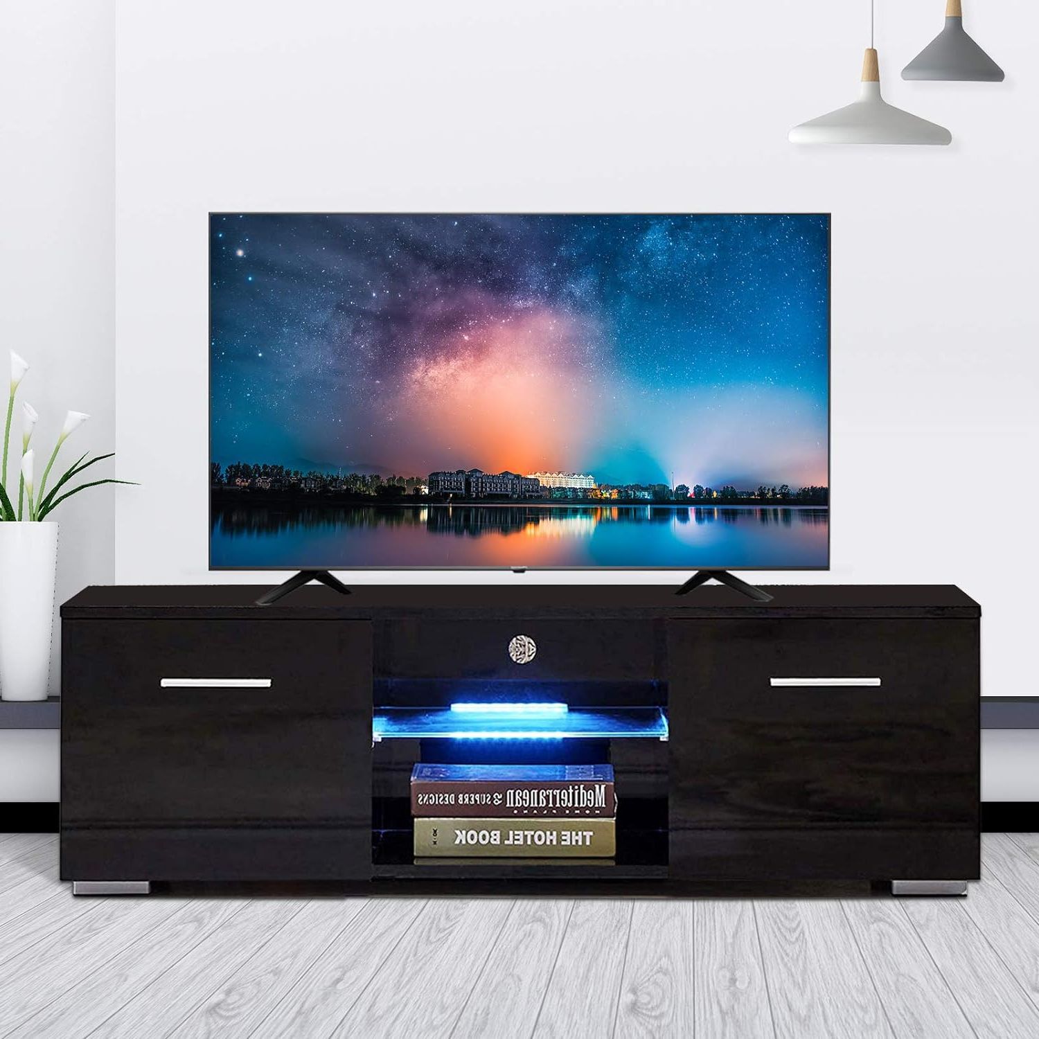 Fashionable Best Tv Stand With Led Lights – Home Easy Inside Tv Stands With Lights (Photo 11 of 15)