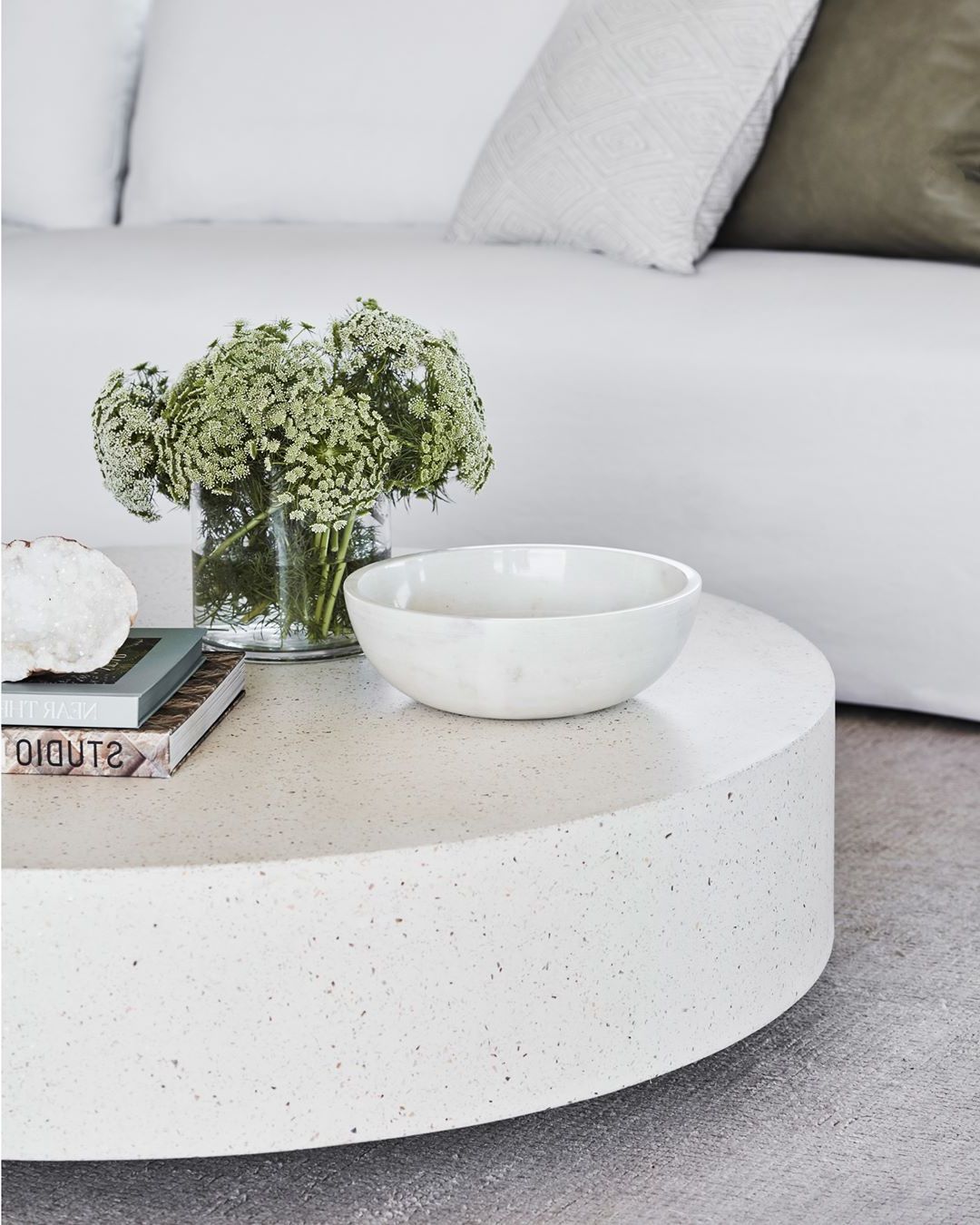 Fashionable Coco Republic On Instagram: “the Monaco Round Concrete Coffee Table Is For Monaco Round Coffee Tables (View 3 of 15)
