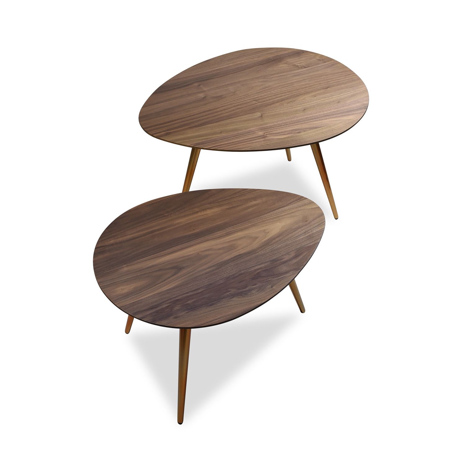 Fashionable Modern Nesting Coffee Tables Intended For Maddox Mid Century Modern Nesting Coffee Table Set – Edloe Finch (Photo 1 of 15)