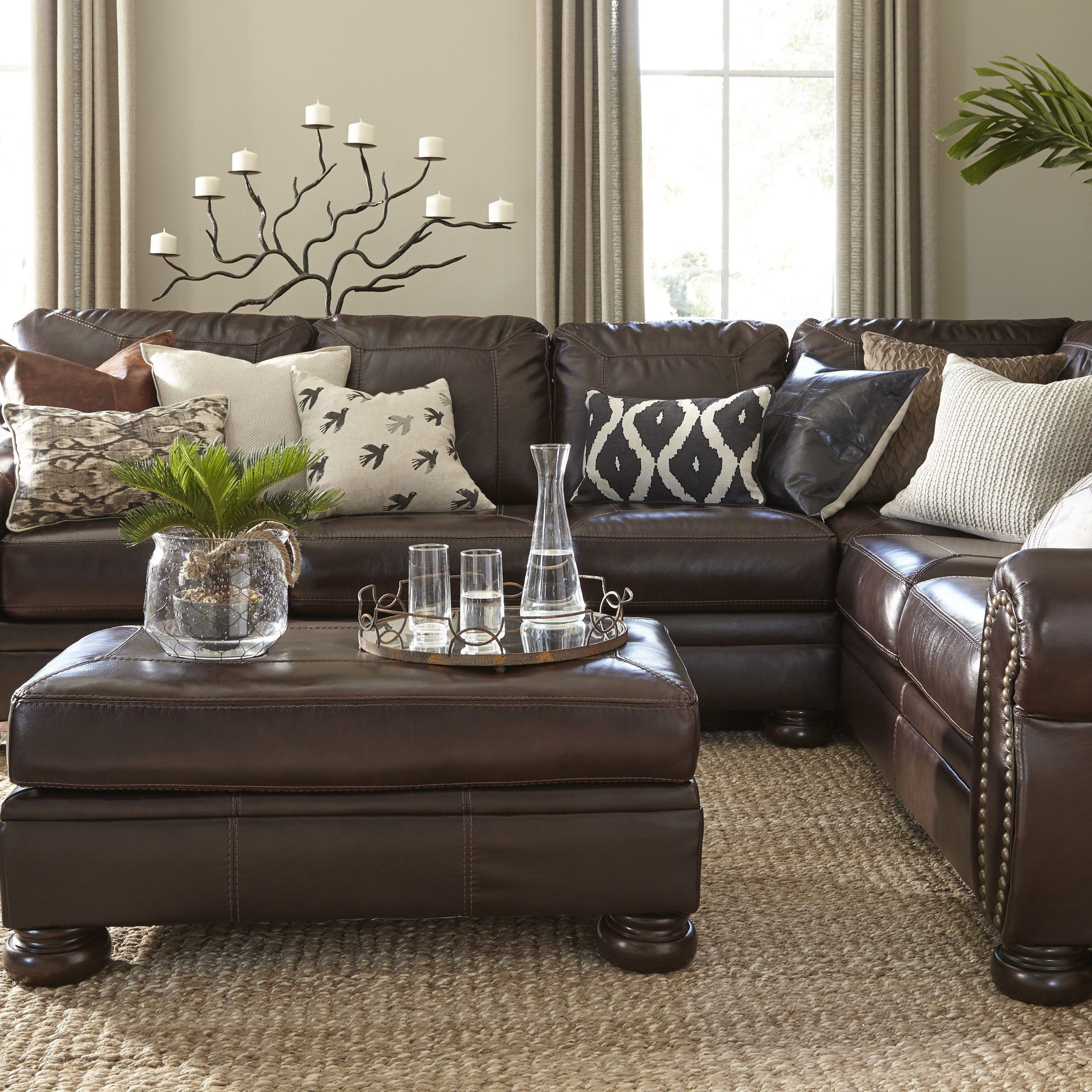 Faux Leather Sofas In Chocolate Brown Regarding Popular Chocolate Brown Leather Sofas – Sofa Living Room Ideas (Photo 14 of 15)
