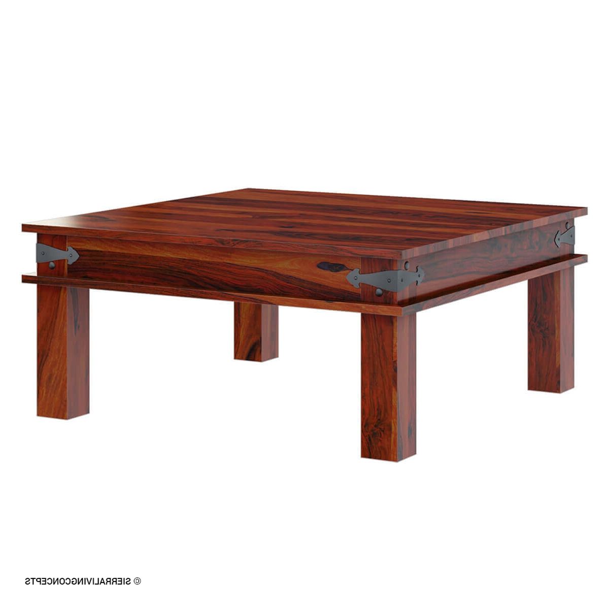 Favorite Altamont Transitional Solid Wood Square Coffee Table Intended For Transitional Square Coffee Tables (Photo 2 of 15)