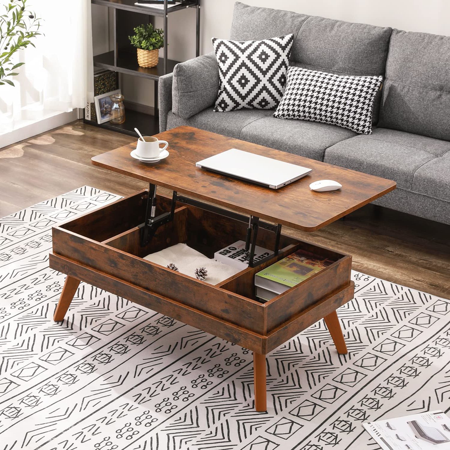Favorite Lift Top Coffee Tables With Hidden Storage Compartments For Buy Bidiso Lift Top Coffee Table, Easy To Assembly Center Table With (Photo 6 of 15)