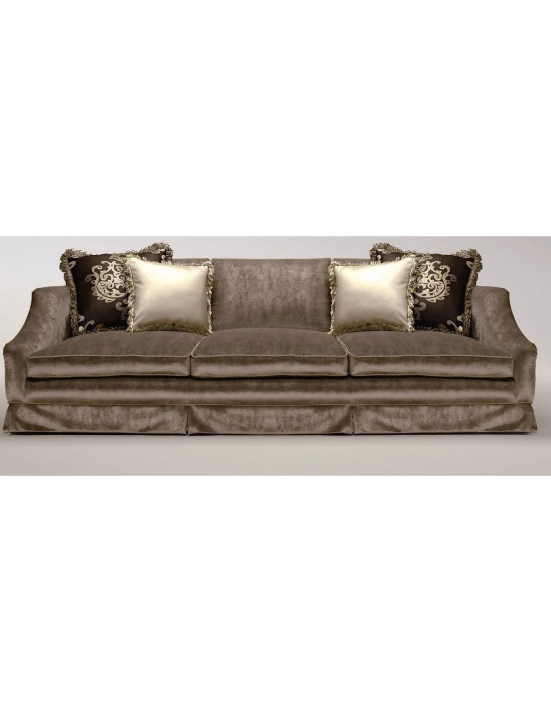 Favorite Sofas With Curved Arms For Upholstered Sofa With Curved Arms (View 14 of 15)