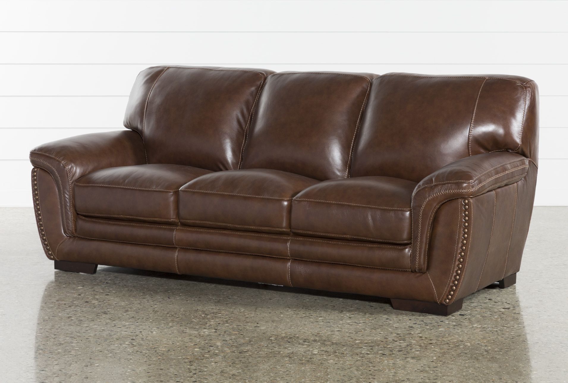 Get Brown Leather Sofa – Its Classy And Practical Pertaining To Best And Newest Faux Leather Sofas In Dark Brown (View 15 of 15)