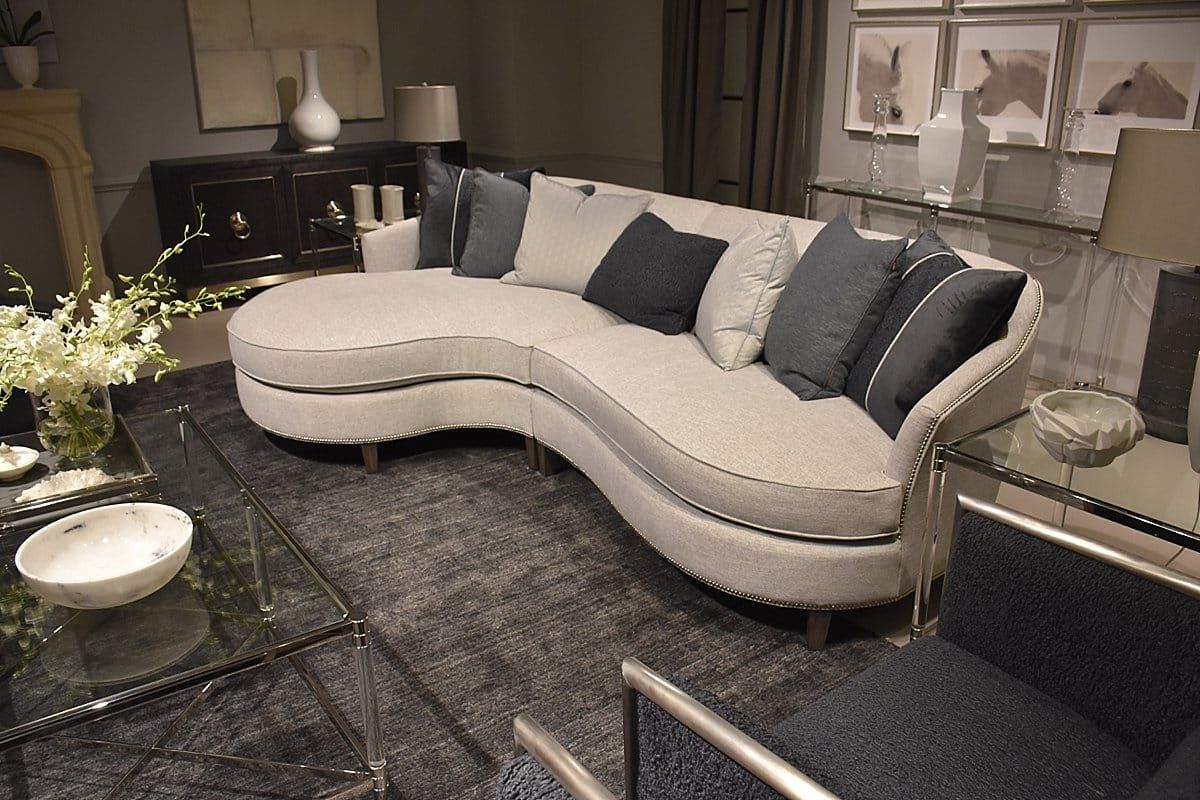 High Point Market Trends: Curved Sectionals – Wpl Interior Design With Famous 130" Curved Sectionals (View 5 of 15)