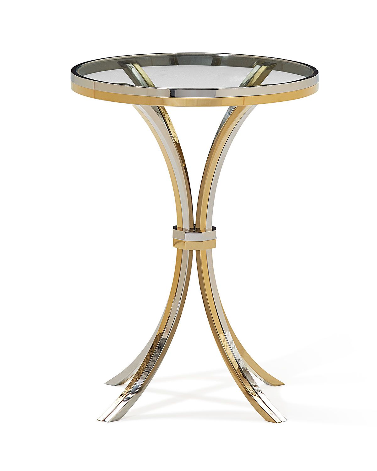 Interlude Home Cain Side Table With Most Current Regency Cain Steel Coffee Tables (Photo 13 of 15)