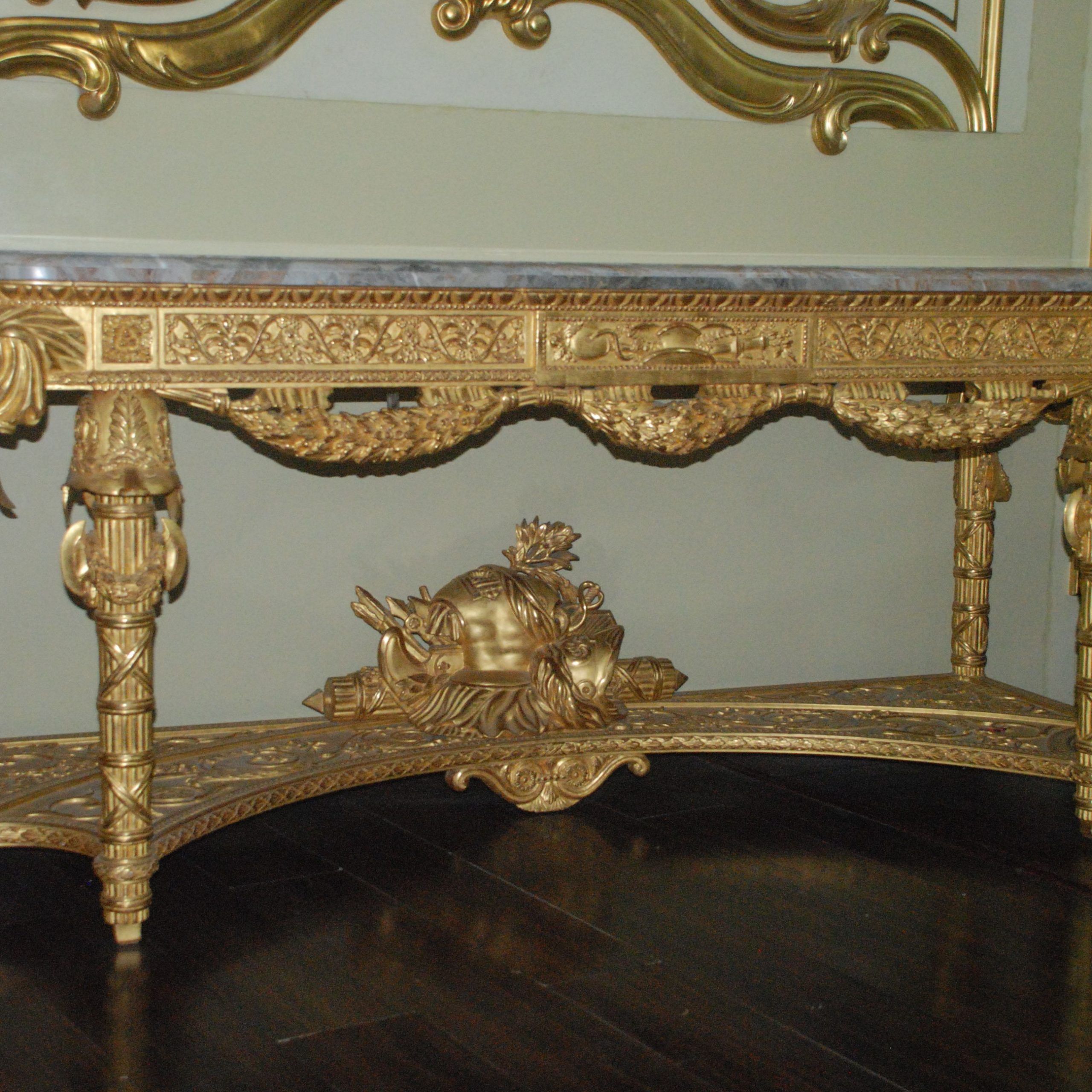Large Louis Xv Collection Versaille Console Table (View 12 of 15)