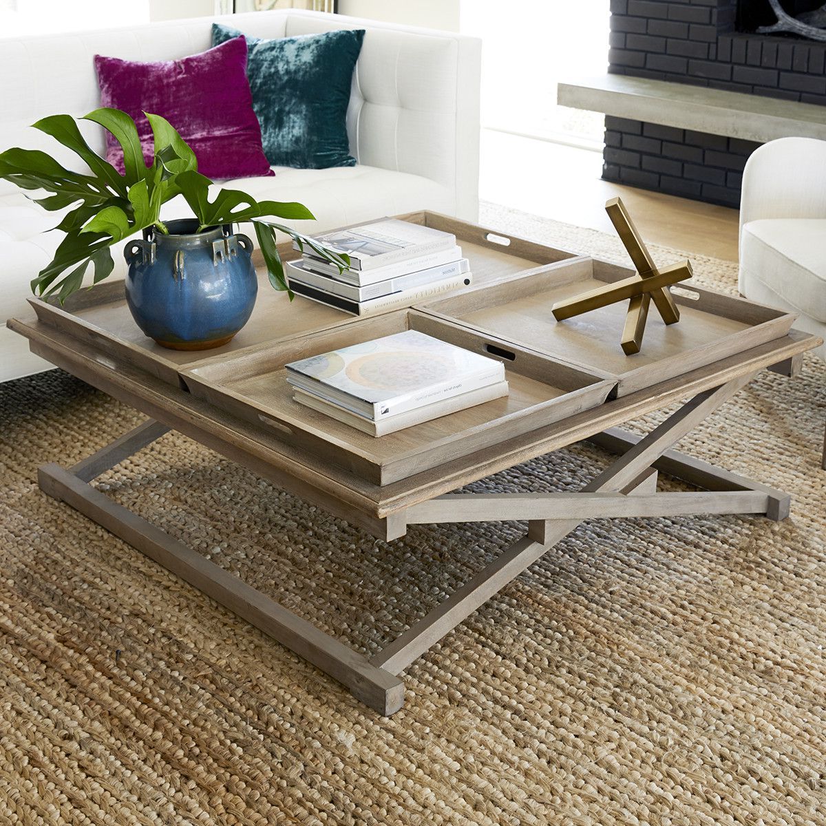Latest 30+ Coffee Table Tray Ideas Within Coffee Tables With Trays (Photo 4 of 15)