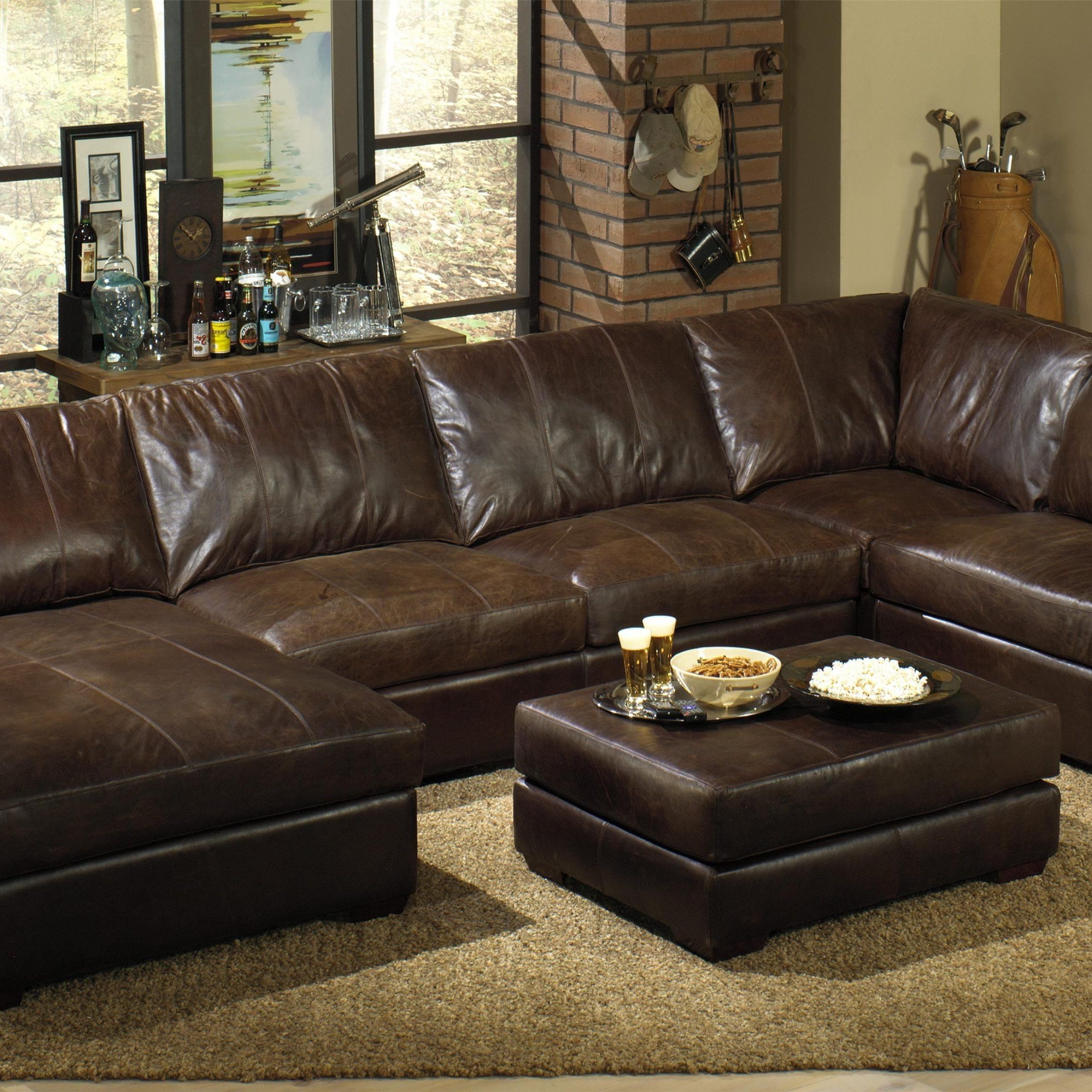 Leather Sectional Sofa – Sofas Design Ideas Throughout Best And Newest 3 Piece Leather Sectional Sofa Sets (View 12 of 15)