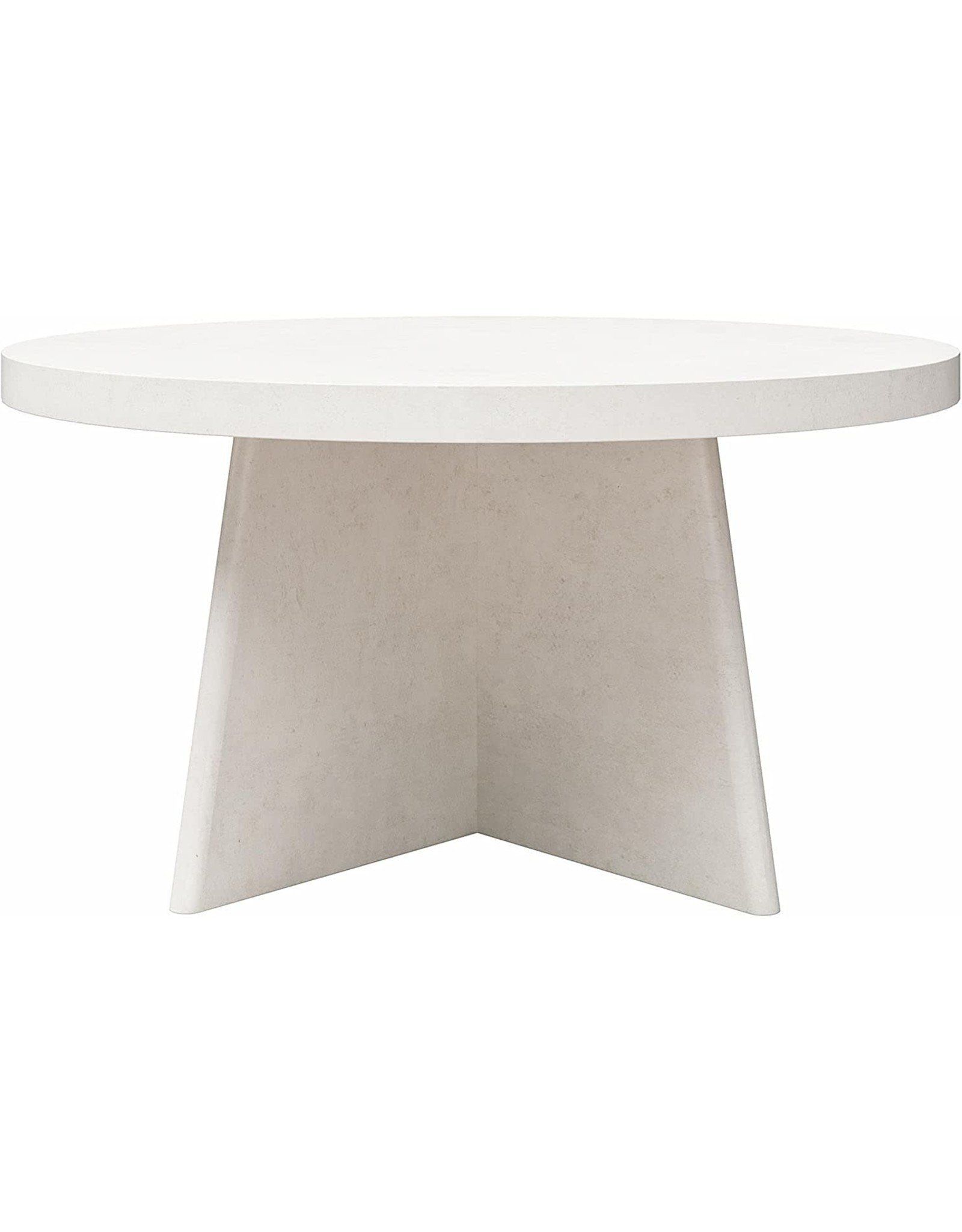 Liam Round Plaster Coffee Tables Regarding Most Recent Ksoijor Liam Round Coffee Table, Plaster – Amazing Bargains Usa (View 2 of 15)