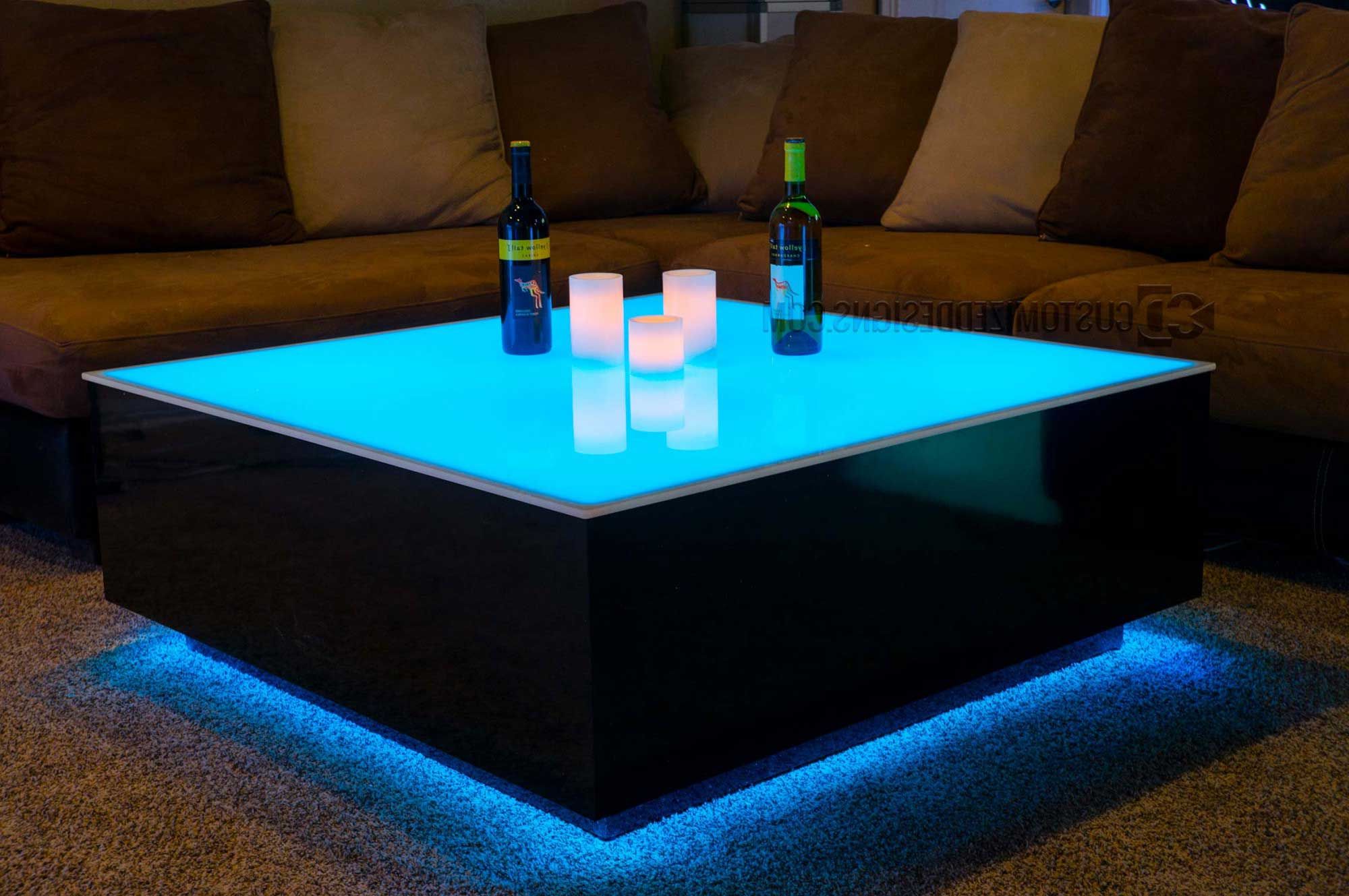 Featured Photo of 15 Best Ideas Coffee Tables with Led Lights