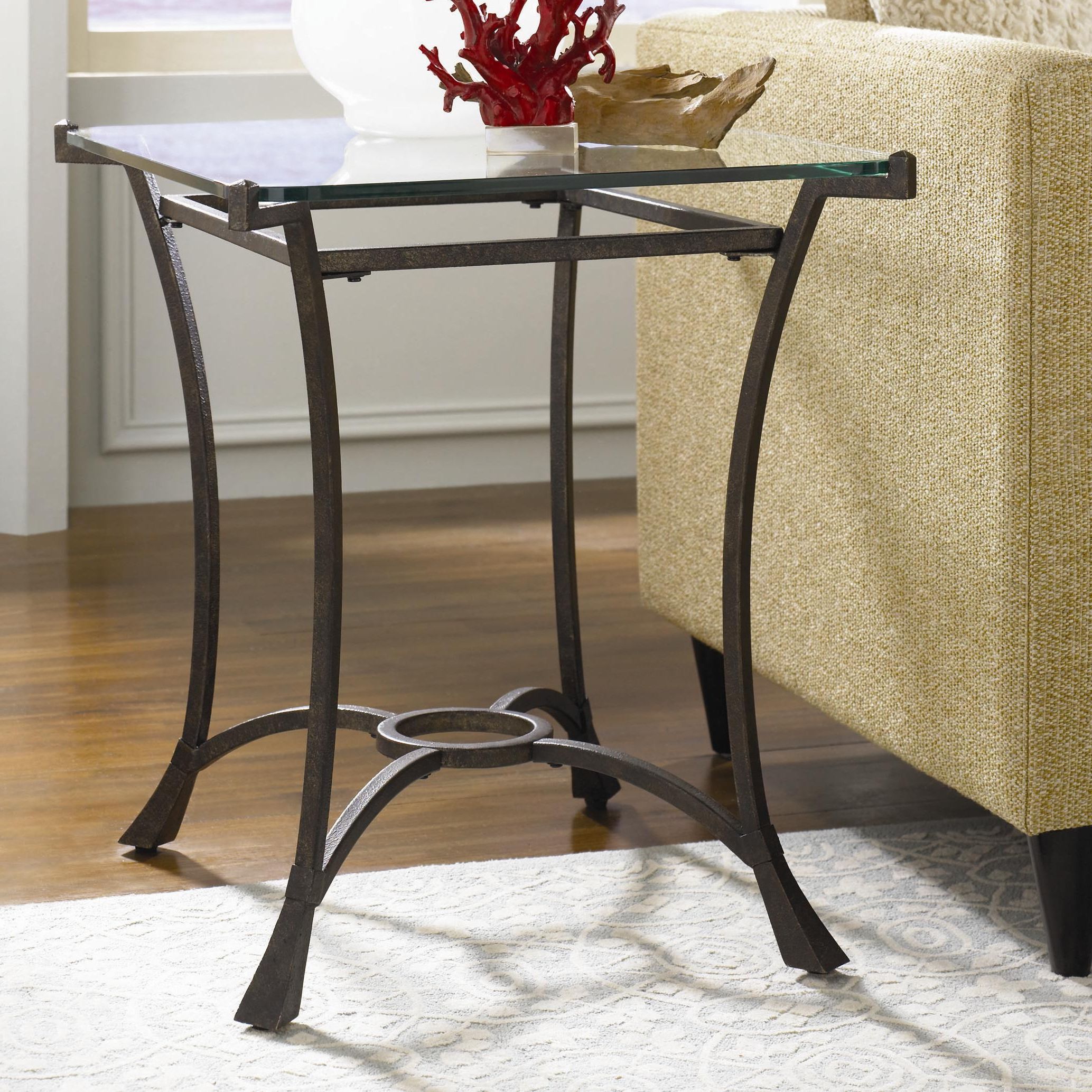 Metal Side Tables For Living Spaces Throughout Well Known Hammary Sutton T30026 T3002620 00r Contemporary Metal Rectangular End (Photo 1 of 15)