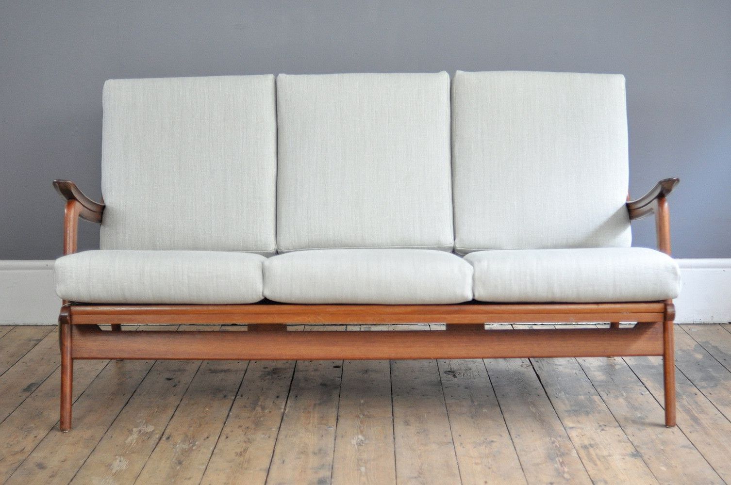 Mid Century 3 Seat Couches In 2017 Three Seater Sofa (View 9 of 15)