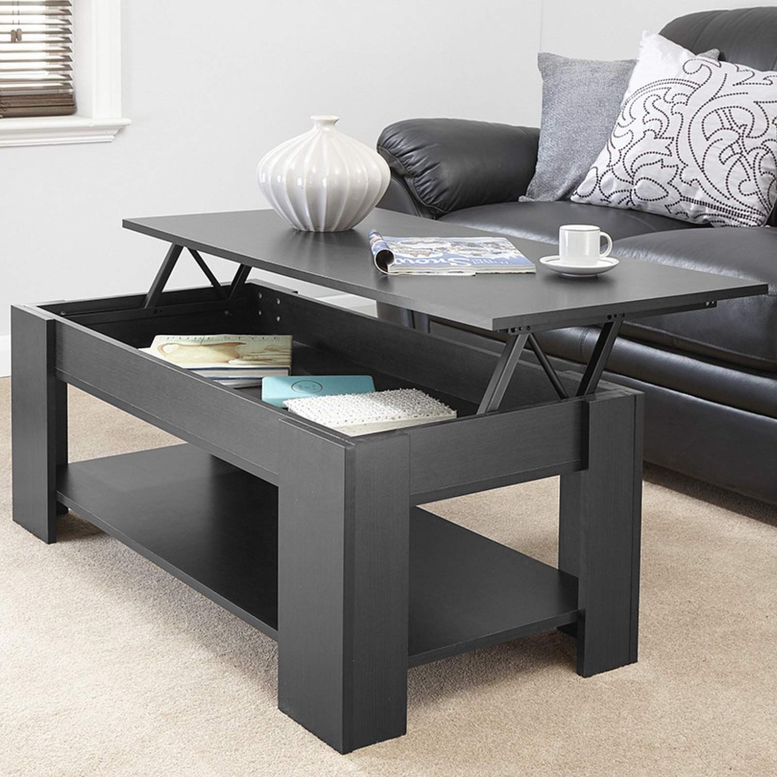Modern Coffee Tables With Hidden Storage Compartments In Fashionable Buy Coffee Table With Storage Lift Up Coffee Table For Living Room (View 11 of 15)