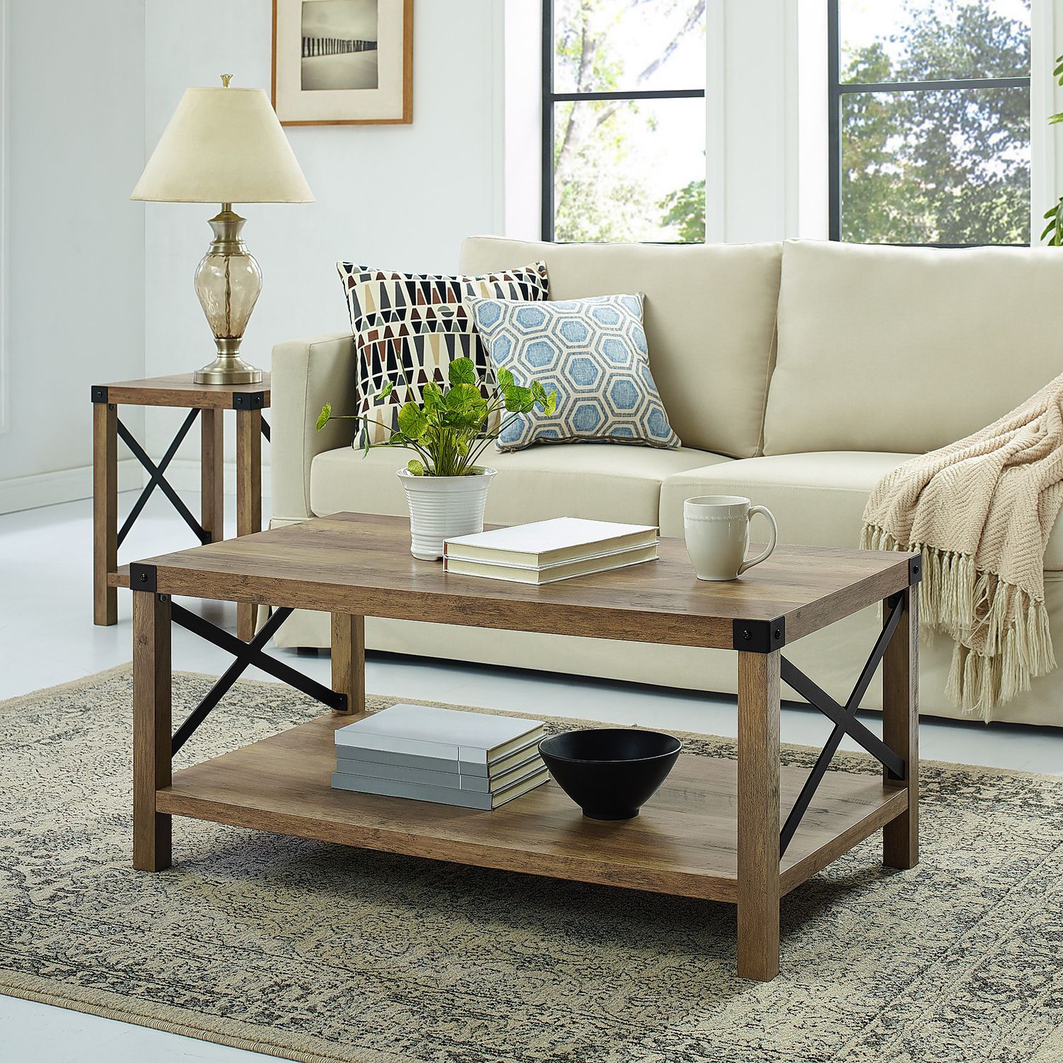 Modern Farmhouse Coffee Table Sets Intended For Current Modern Farmhouse Coffee Table – Pier (View 3 of 15)