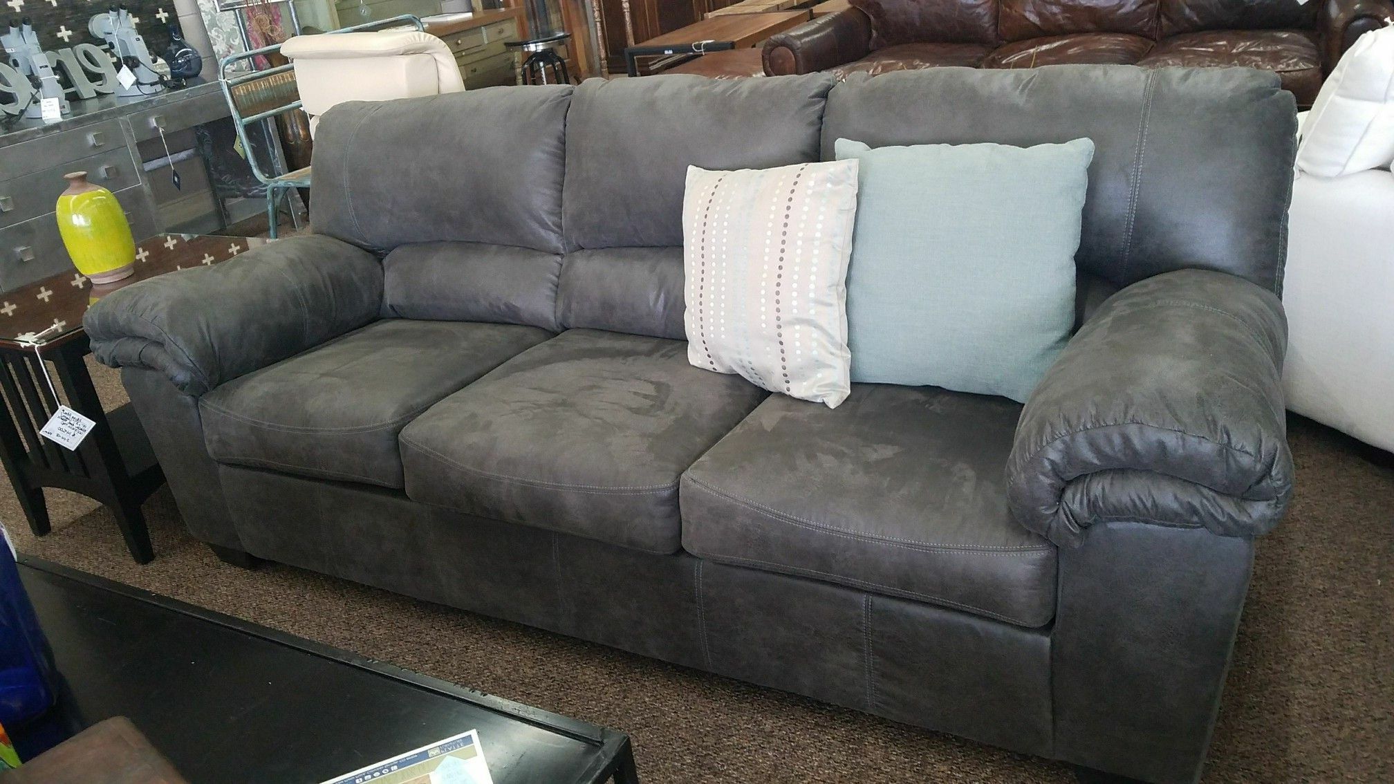 Modern Gray Polyester Fiber Sofa (View 3 of 15)