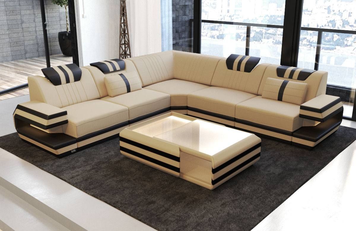 Modern L Shaped Sofa Sectionals Intended For Most Recent 5 Best Modern Leather Sofas And Sectionals Of  (View 7 of 15)