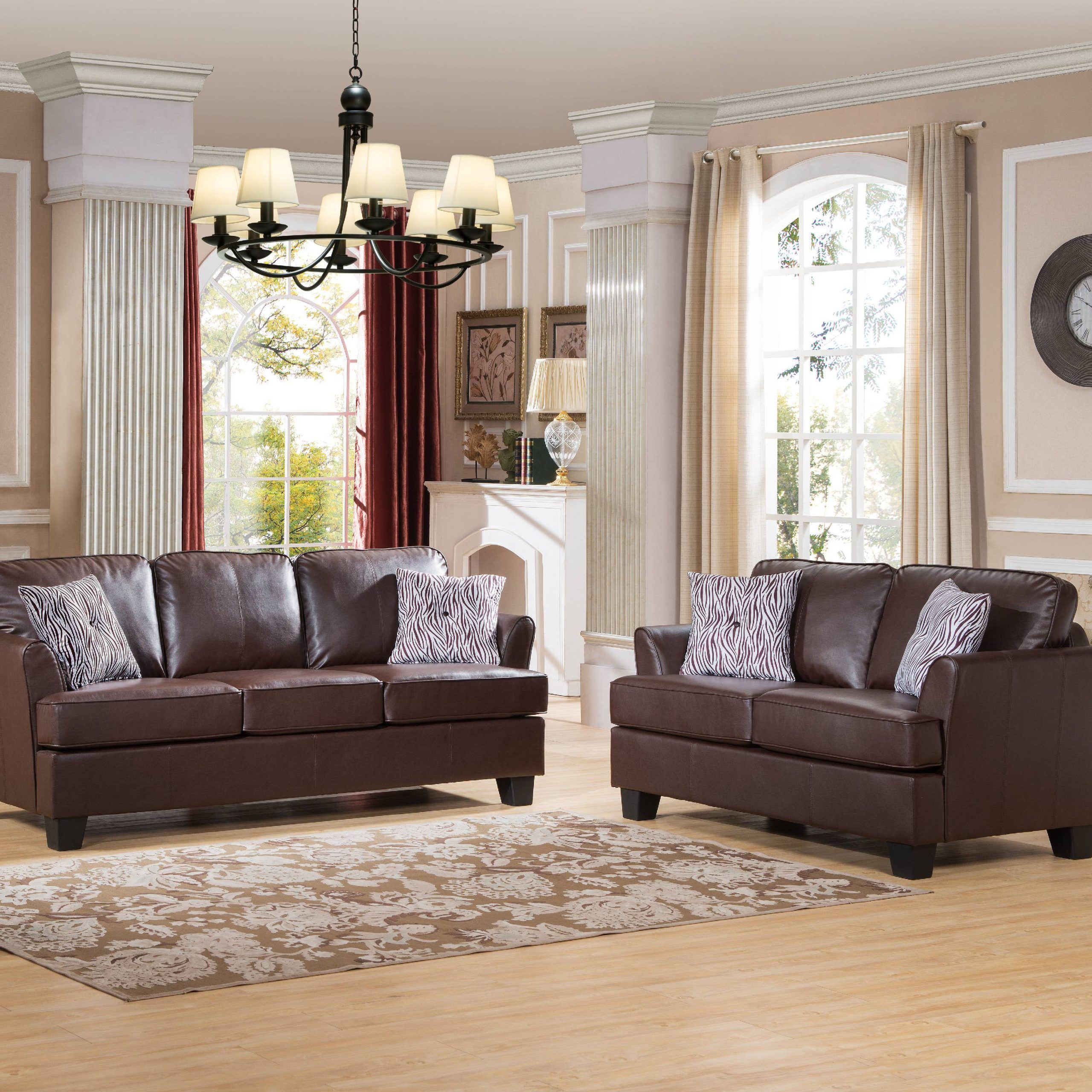 Most Current Faux Leather Sofas In Chocolate Brown Regarding 20+ Living Room Sofas (View 9 of 15)