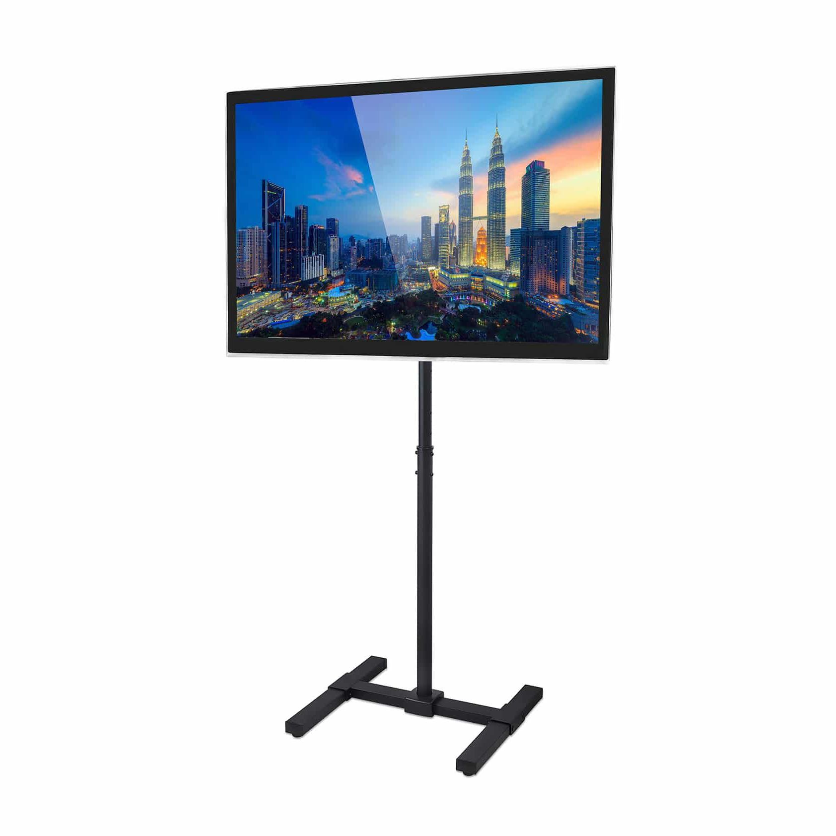 Most Popular Top 10 Best Portable Tv Stands In 2023 – Portable Tv Stand On Wheels Throughout Foldable Portable Adjustable Tv Stands (Photo 7 of 15)