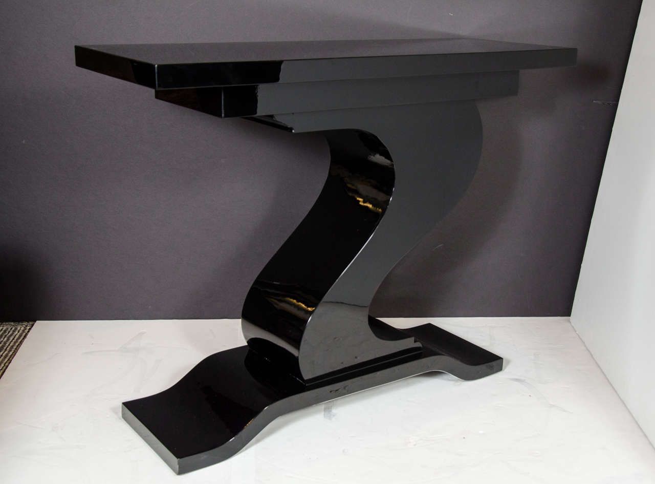 Most Recently Released Asymmetrical Console Table Book Stands Throughout Mid Century Modernist Asymmetrical Console Table In The Manner Of Karl (View 8 of 15)