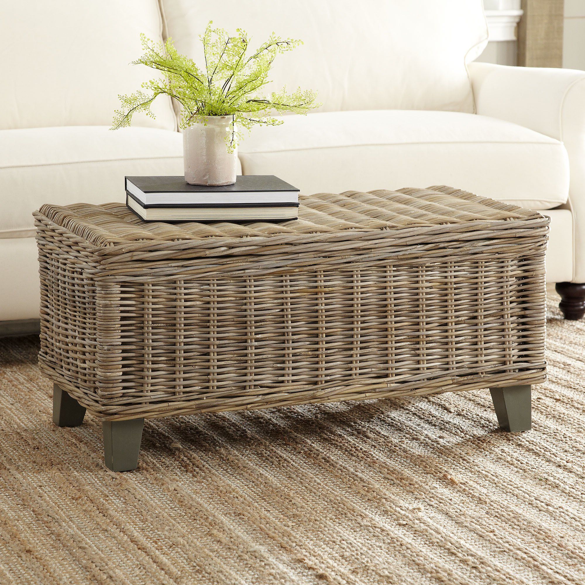Most Recently Released Rattan Coffee Tables Inside Rivera Rattan Coffee Table (View 3 of 15)