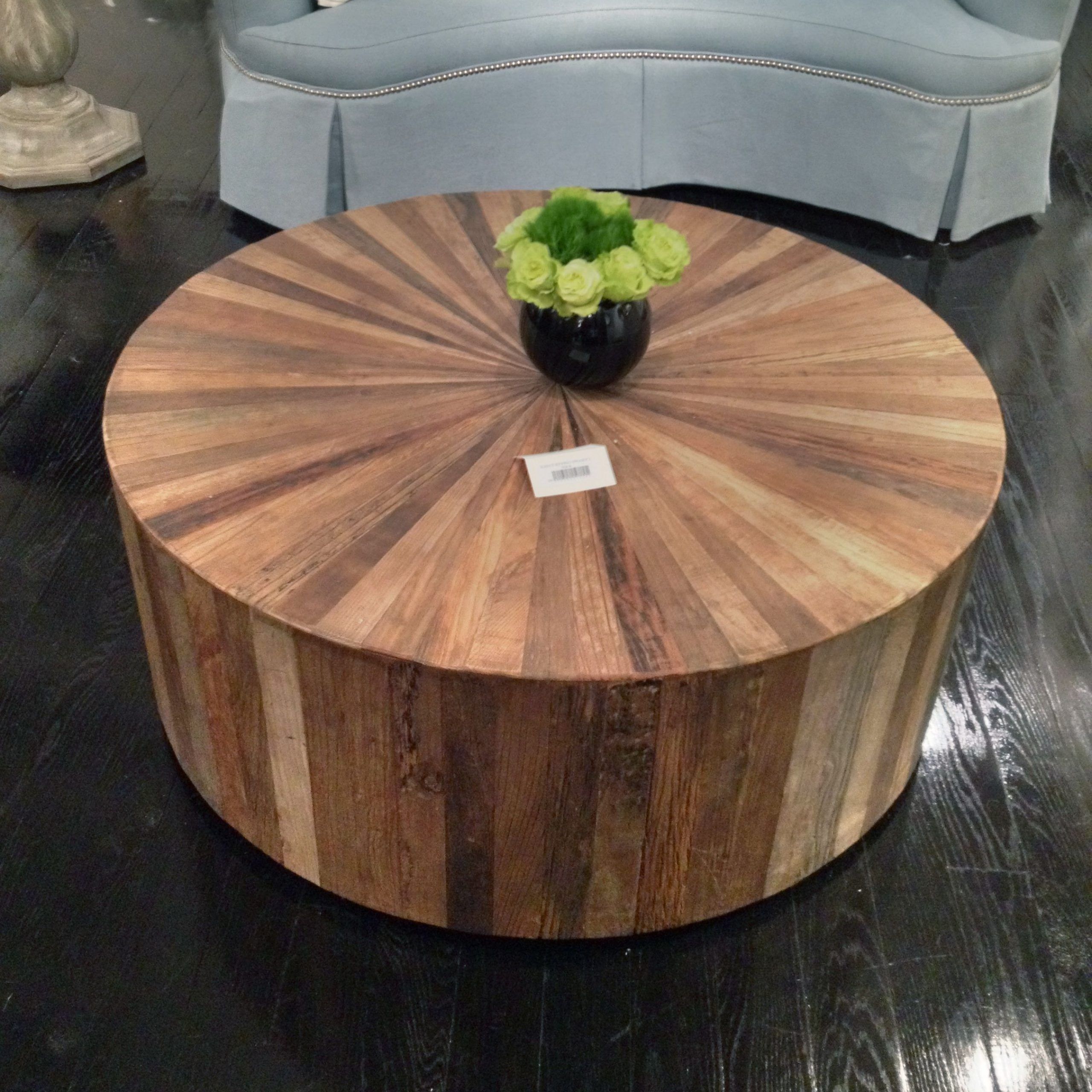 Most Recently Released Round Coffee Tables With Storage With Regard To Round Wood Coffee Tables With Storage : Yj Round Storage Coffee Table (View 10 of 15)