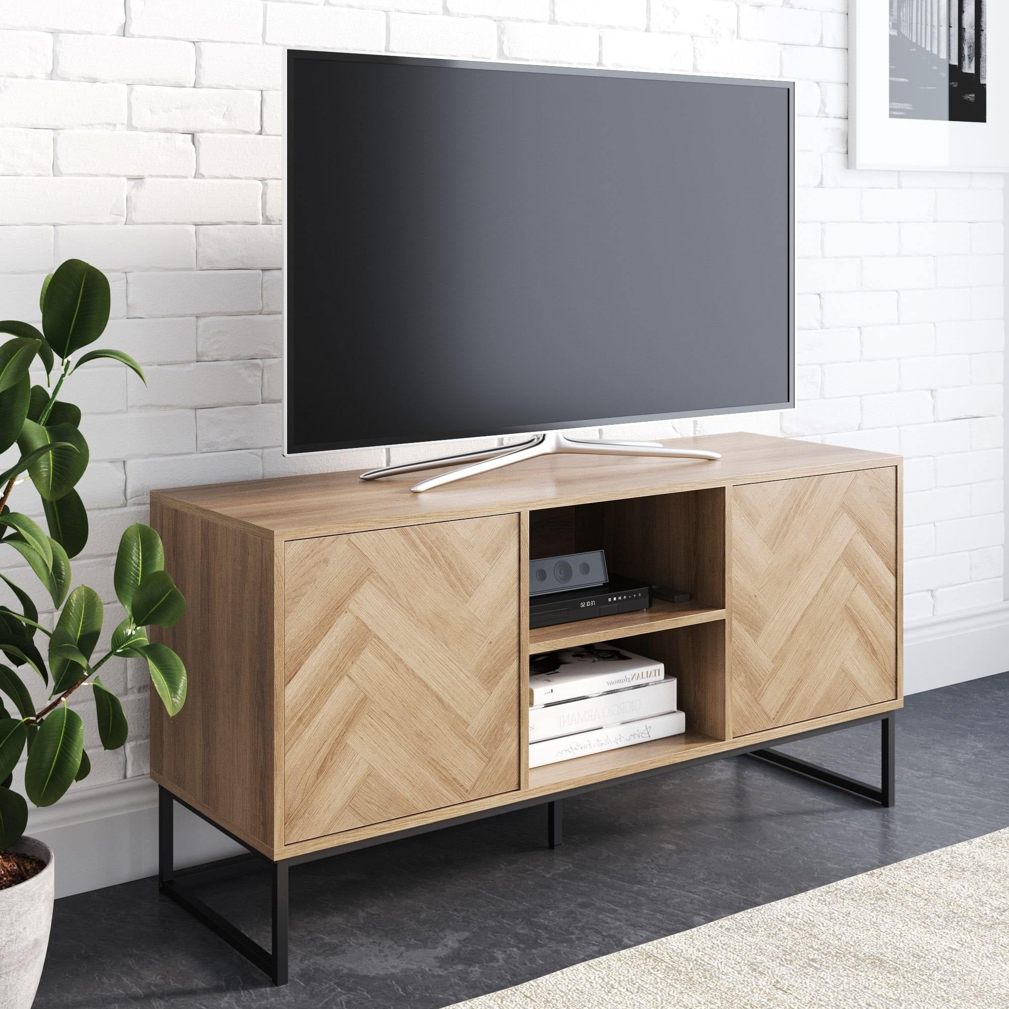 Most Up To Date Nathan James Dylan Media Console Cabinet Tv Stand With Hidden Storage With Regard To Dual Use Storage Cabinet Tv Stands (View 13 of 15)