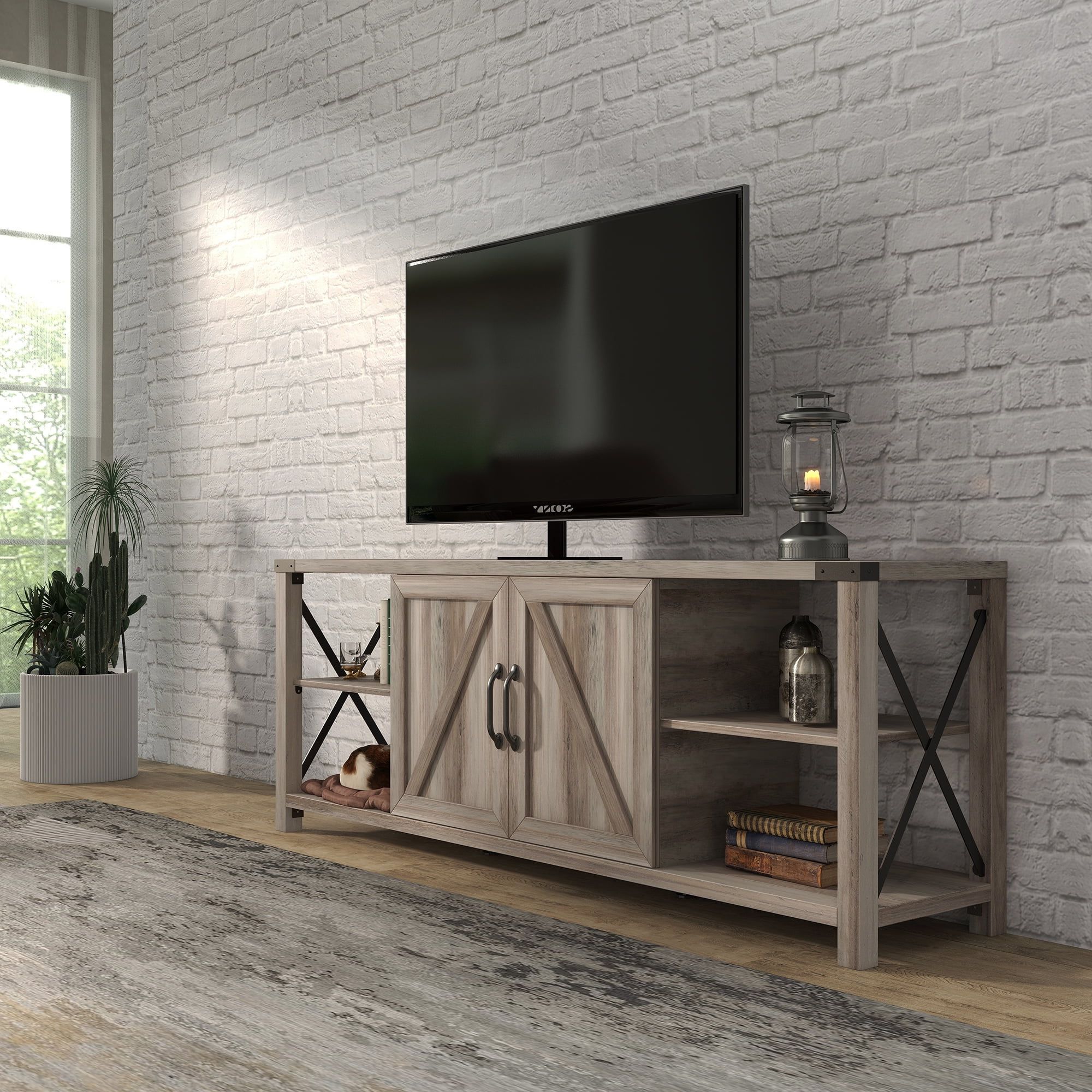Newest Bestier Led Tv Stand For Tvs Up To 75 Entertainment Center For Living Throughout Bestier Tv Stand For Tvs Up To 75" (View 6 of 15)