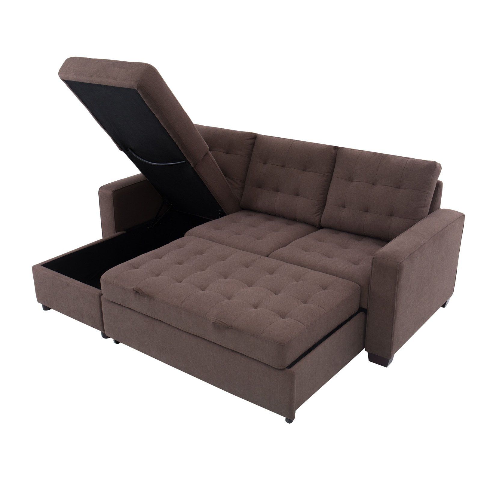 Newest Queen Size Convertible Sofa Beds Throughout Bostal Serta Sofa Bed Convertible: Converts Into A Sofa, Chaise, Bed (View 15 of 15)