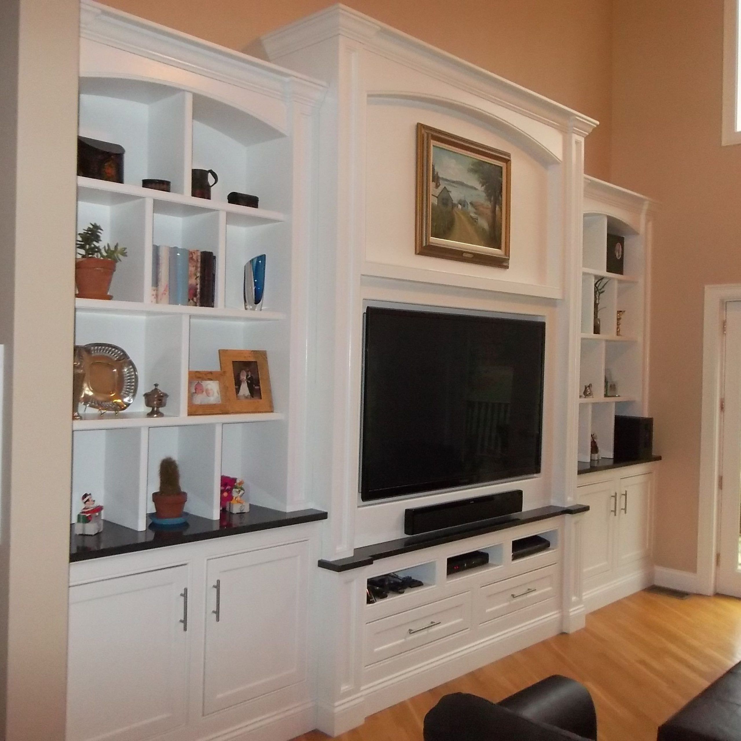 Popular Wide Entertainment Centers For S.d.m. Custom Finish Carpentry – Home – Haverhill, Ma (Photo 1 of 15)