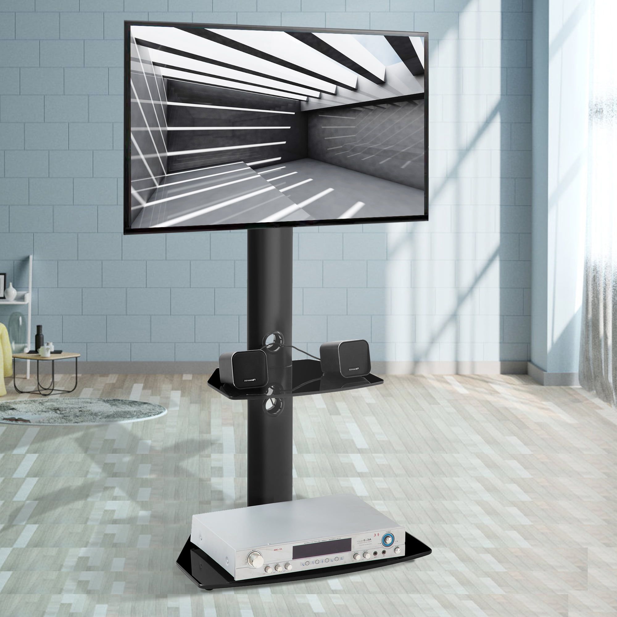 Featured Photo of 15 Ideas of Foldable Portable Adjustable Tv Stands