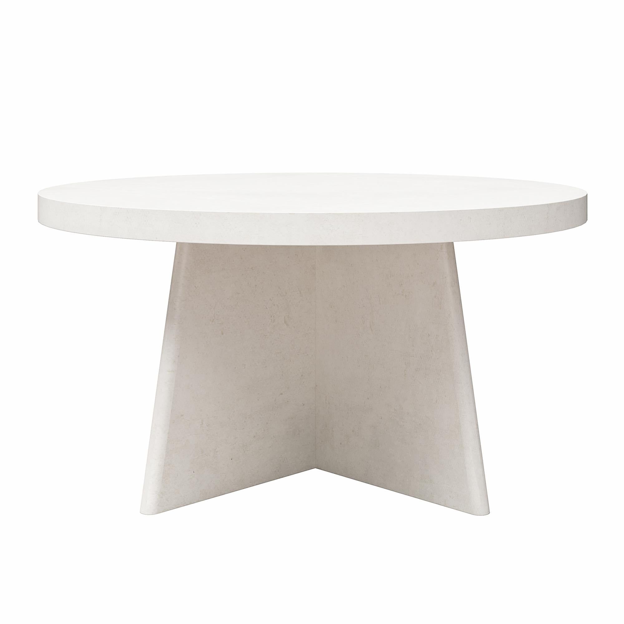 Queer Eye Liam Round Coffee Table, Plaster – Walmart Intended For Well Known Liam Round Plaster Coffee Tables (View 6 of 15)