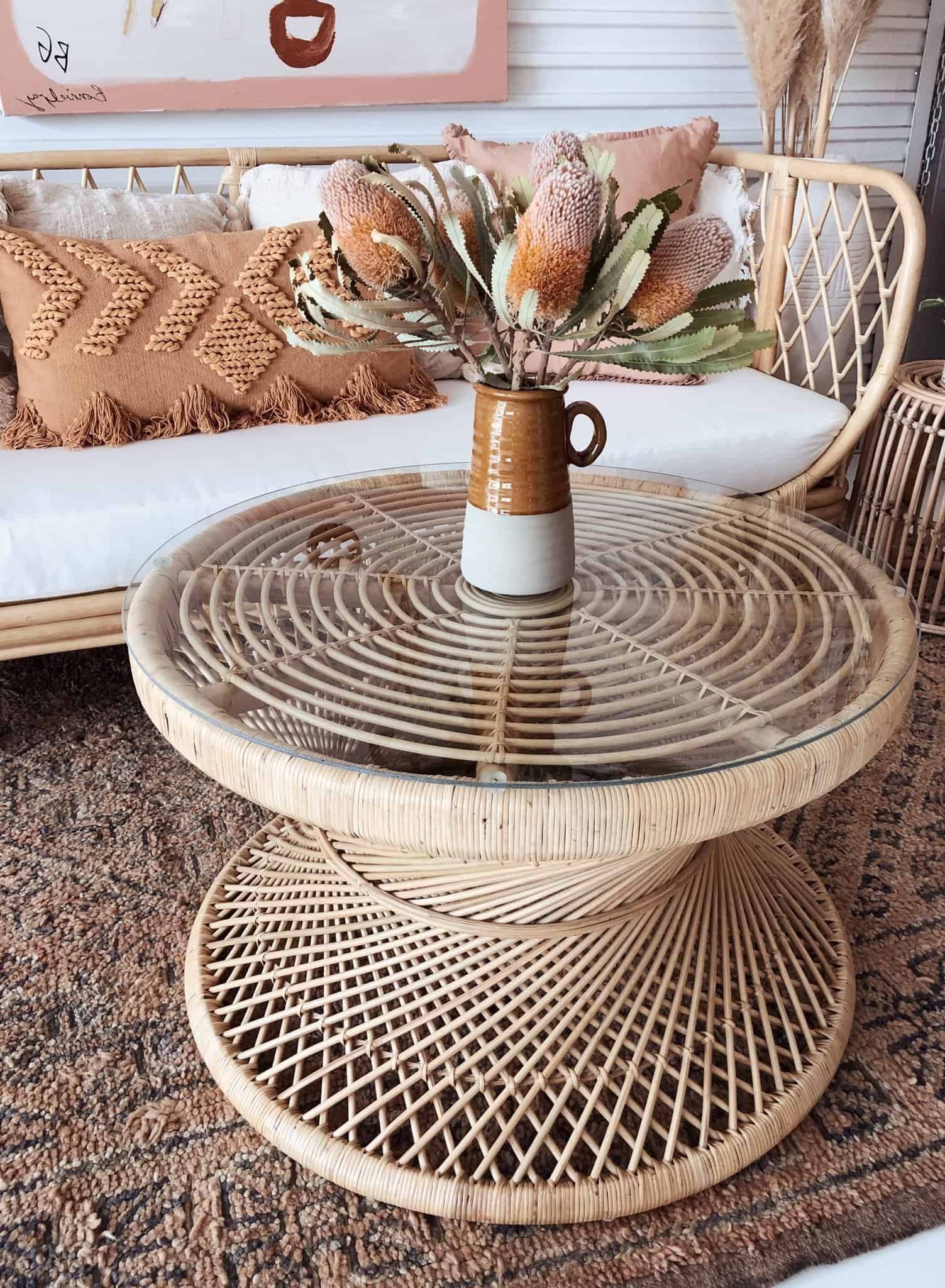 Rattan Coffee Tables Regarding Well Known Rattan Coffee Table (Photo 4 of 15)