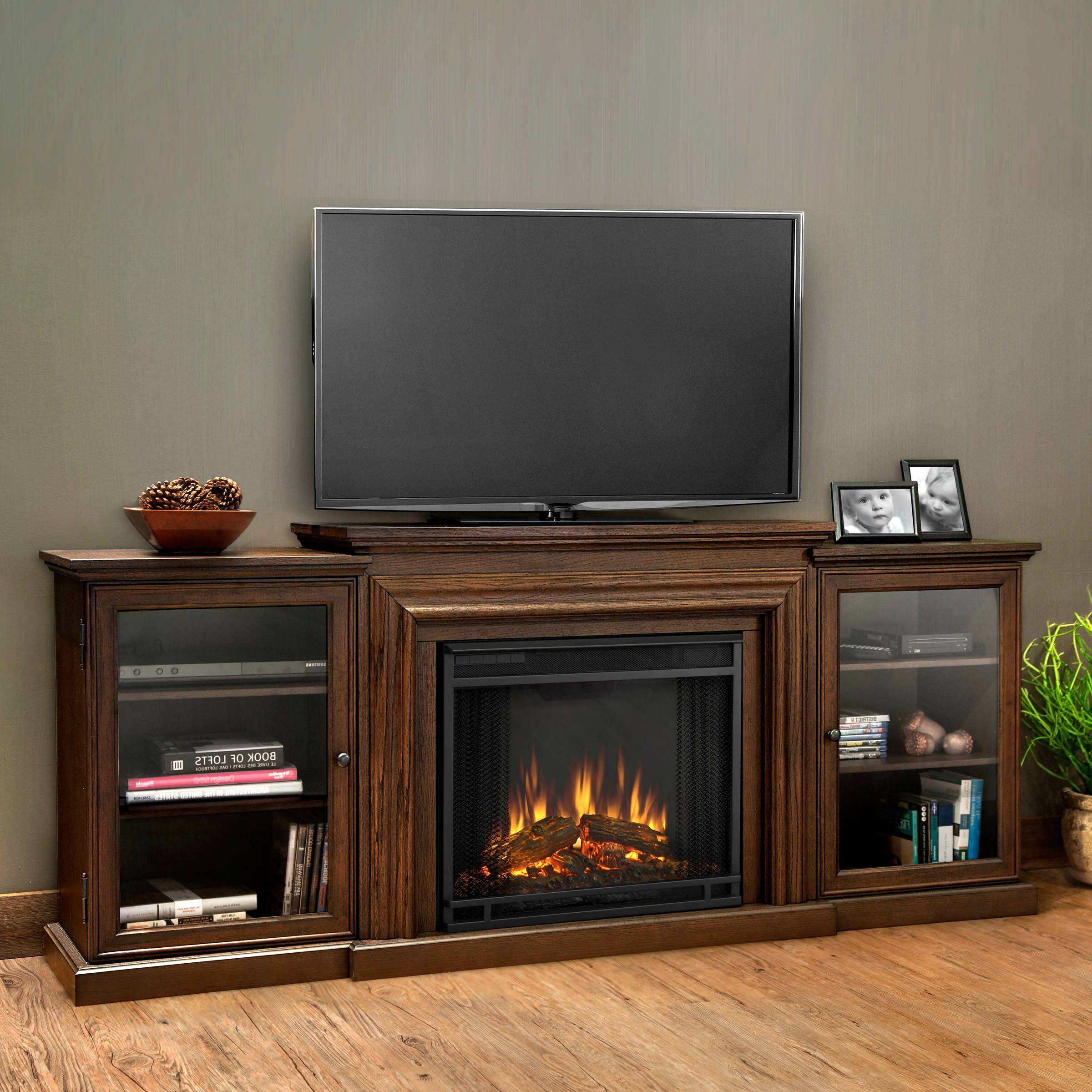 Real Flame Frederick Tv Stand With Electric Fireplace & Reviews (Photo 8 of 15)