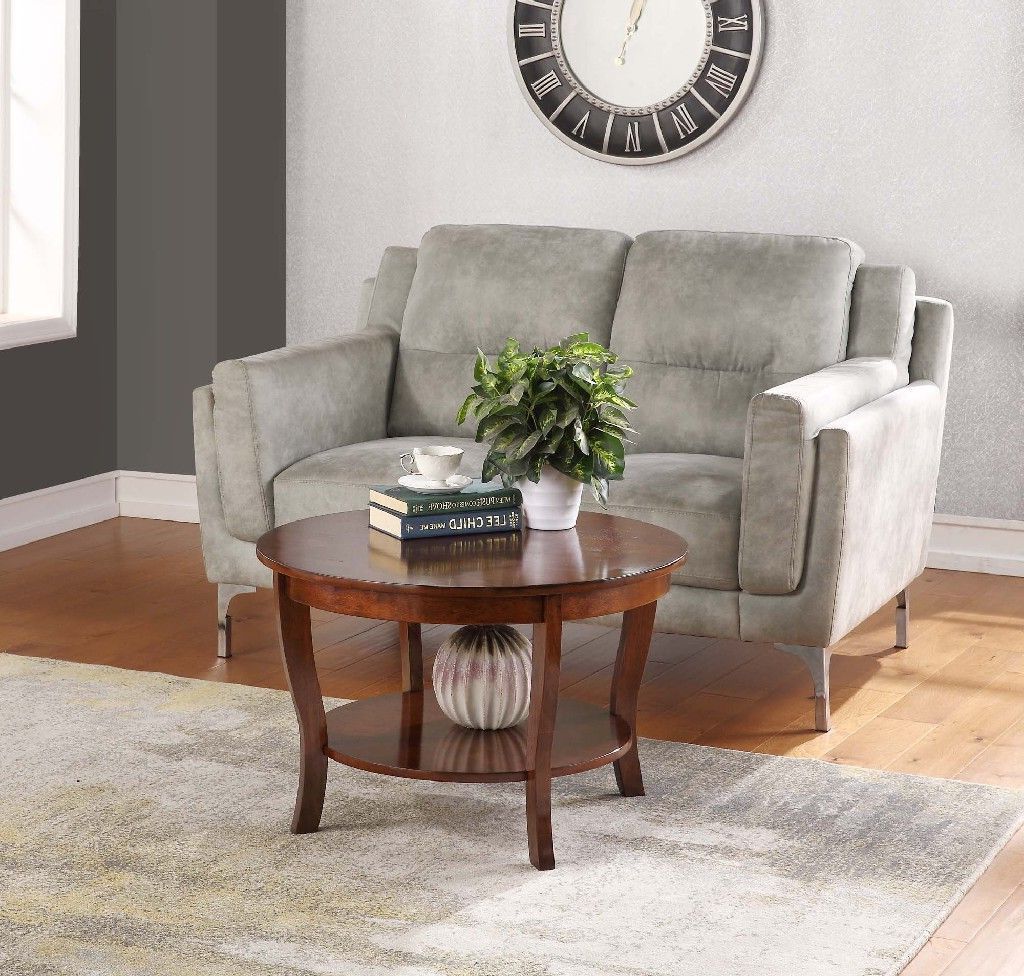 Recent American Heritage Round Coffee Table In Espresso – Convenience Concepts Pertaining To American Heritage Round Coffee Tables (Photo 5 of 15)