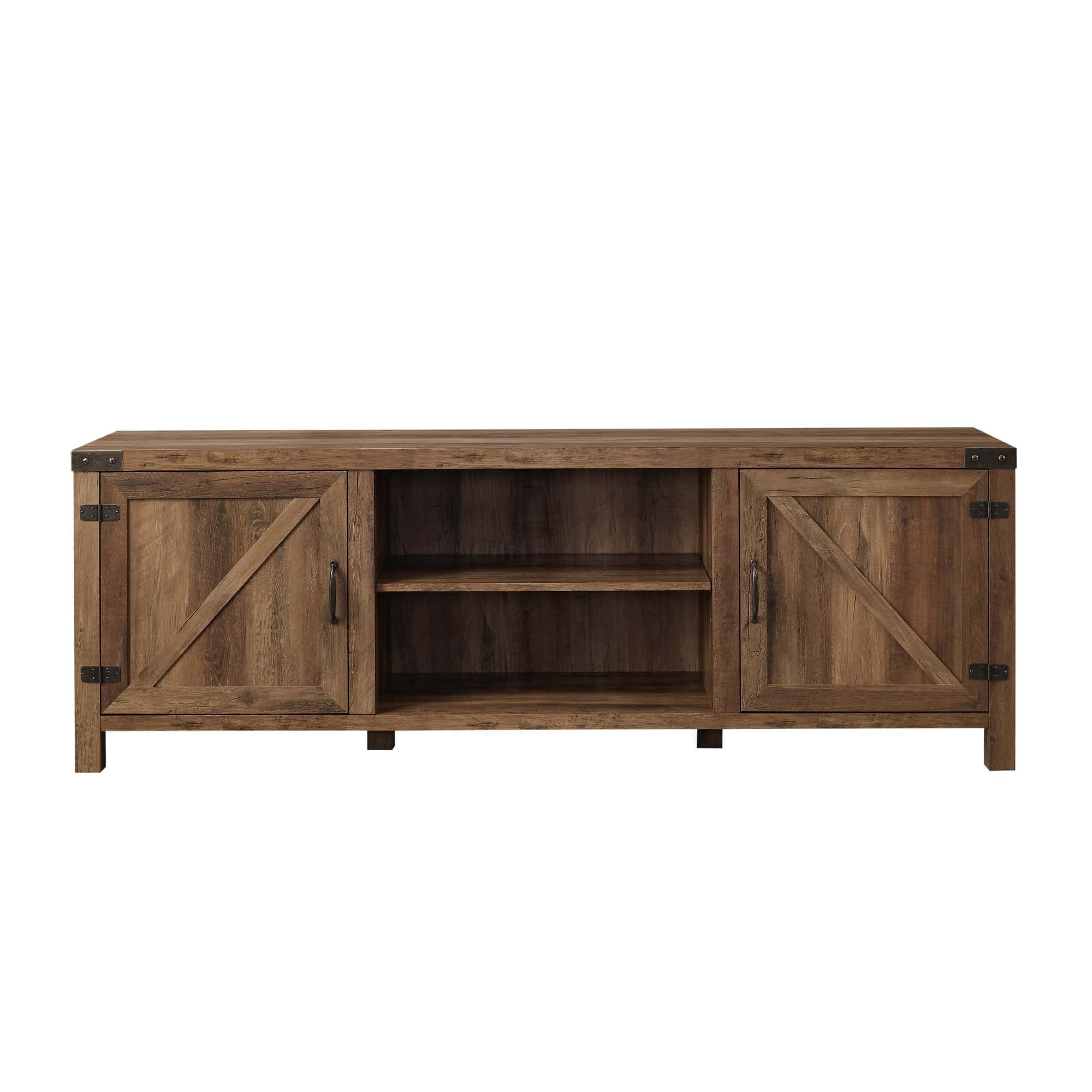 Recent Farmhouse Tv Stands For 70 Inch Tv In 70 Inch Modern Farmhouse Tv Stand – Rustic Oakwalker Edison (Photo 14 of 15)