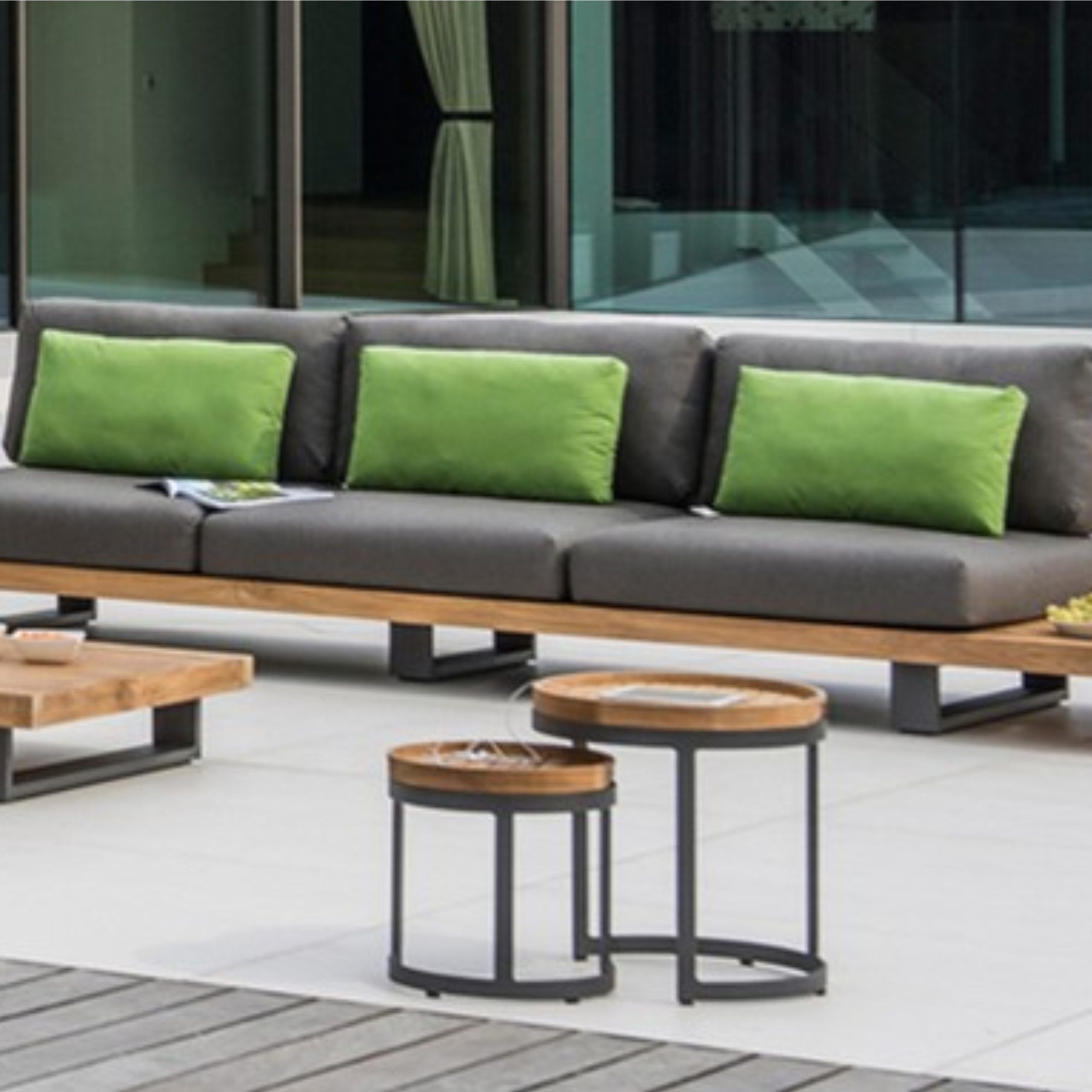 Recent Modern 3 Seater Sofas In Aaron 3 Seater Sofa Urban – Couture Outdoor (View 10 of 15)