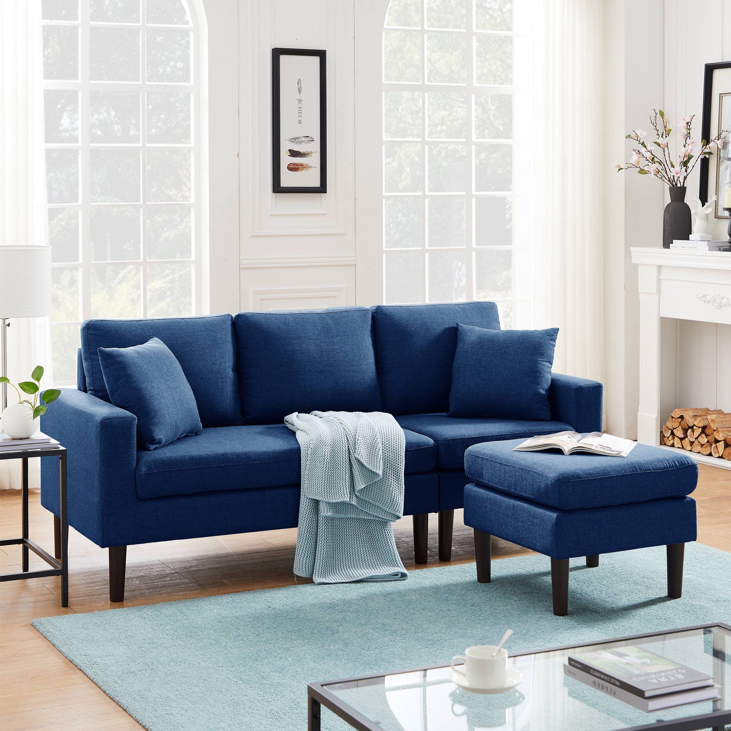 Sofas For Small Spaces Intended For Most Recently Released Uhomepro Convertible Sectional Sofa Couch, 77"w L Shaped Couch With (View 9 of 15)