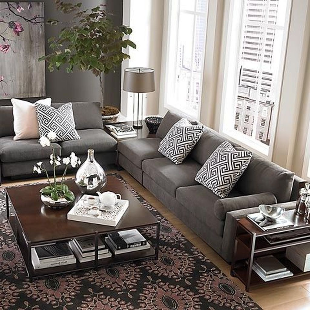 Sofas In Dark Gray Within 2018 Grey Sectional Living Room Ideas – Foter (Photo 14 of 15)