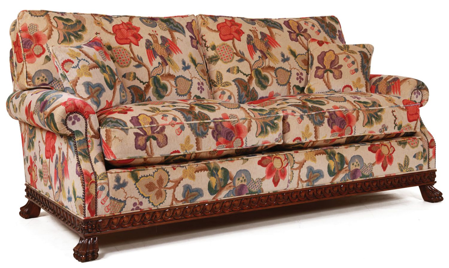 Sofas In Pattern Pertaining To Latest Dartington Sofa In A Floral Print Velvet, Fabric Sofas In Stock From (View 14 of 15)