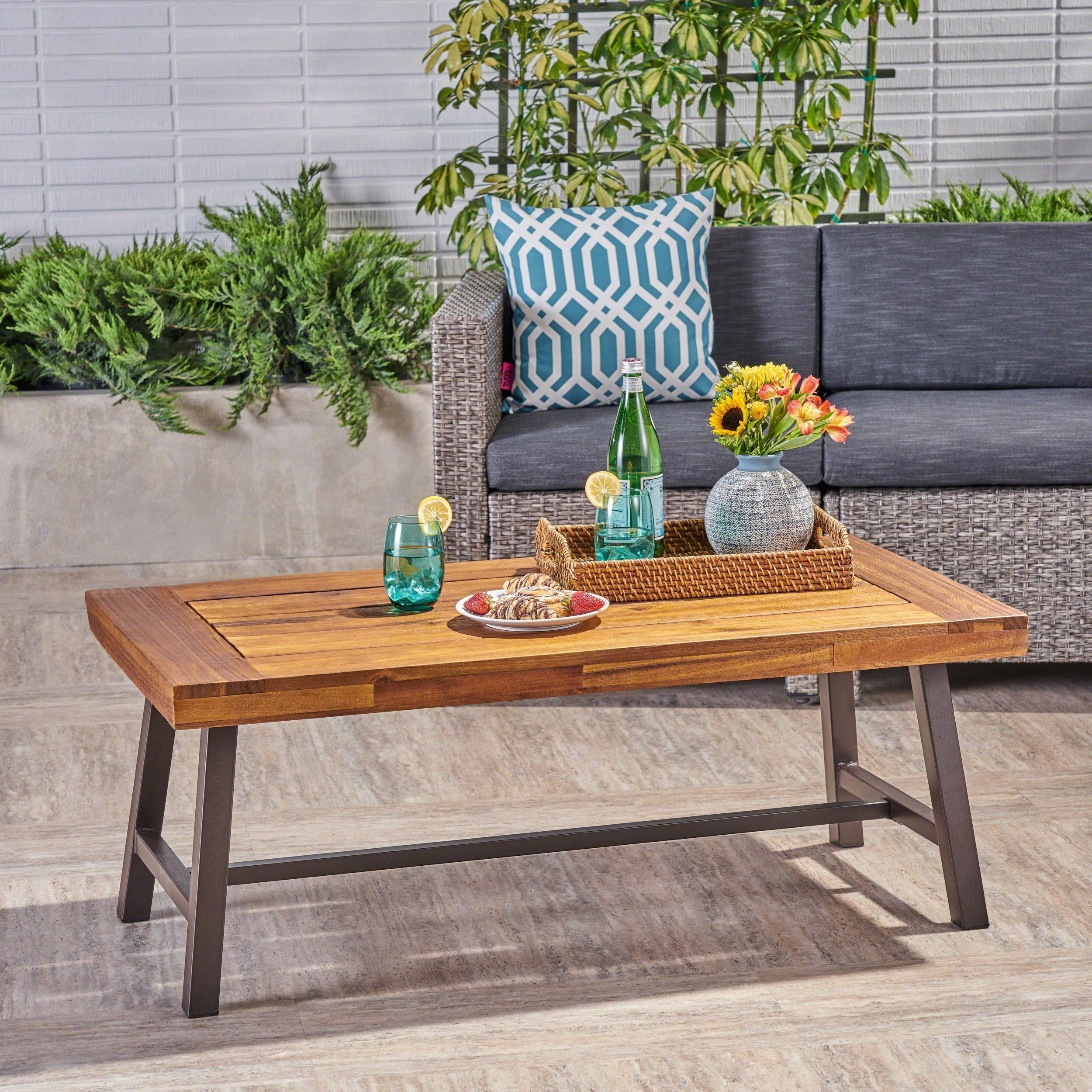The Benefits Of A Small Outdoor Coffee Table – Coffee Table Decor Intended For Well Known Outdoor Half Round Coffee Tables (Photo 13 of 15)