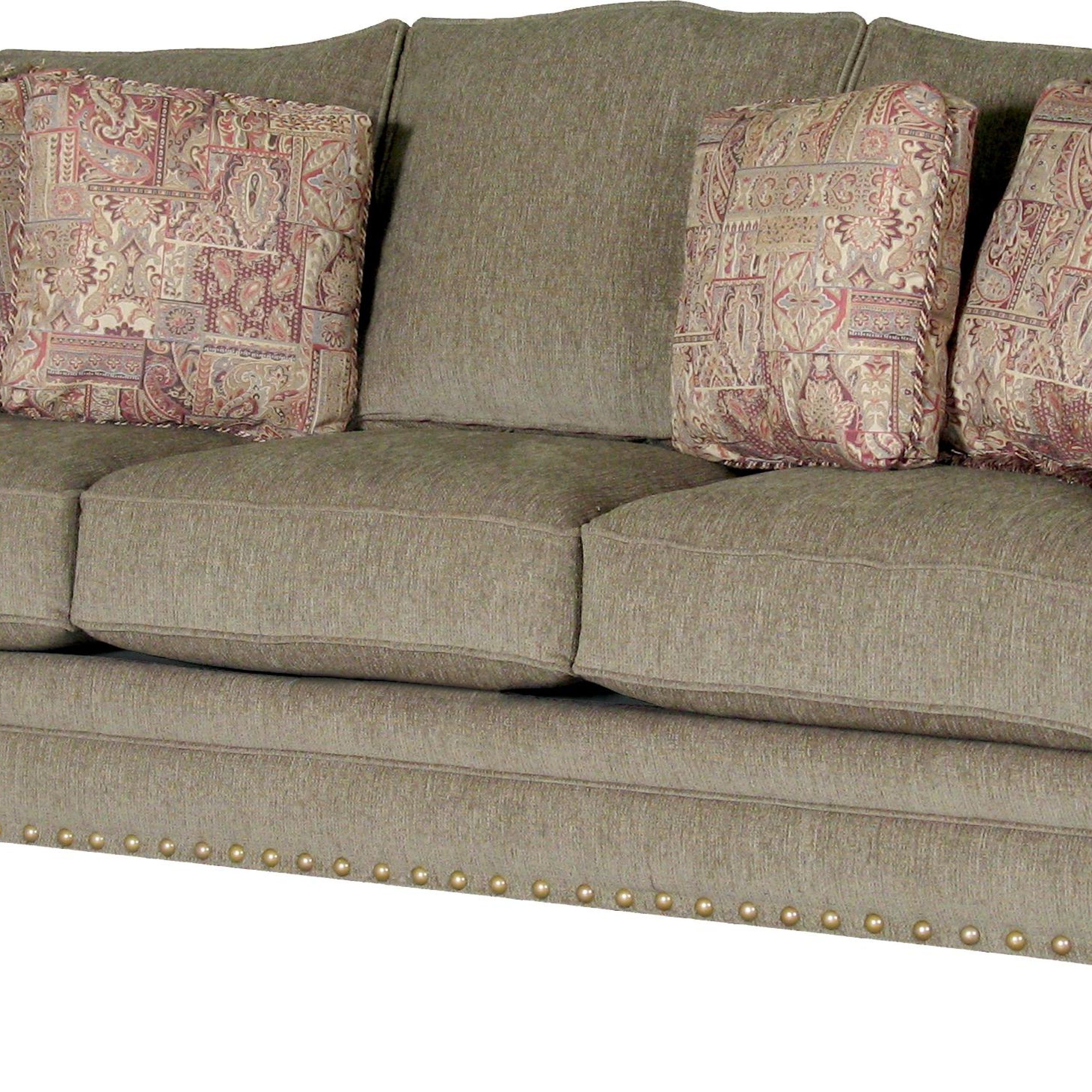 Traditional 3 Seater Sofas Pertaining To Most Current Mayo 3180 Traditional 3 Seat Stationary Sofa (Photo 5 of 15)