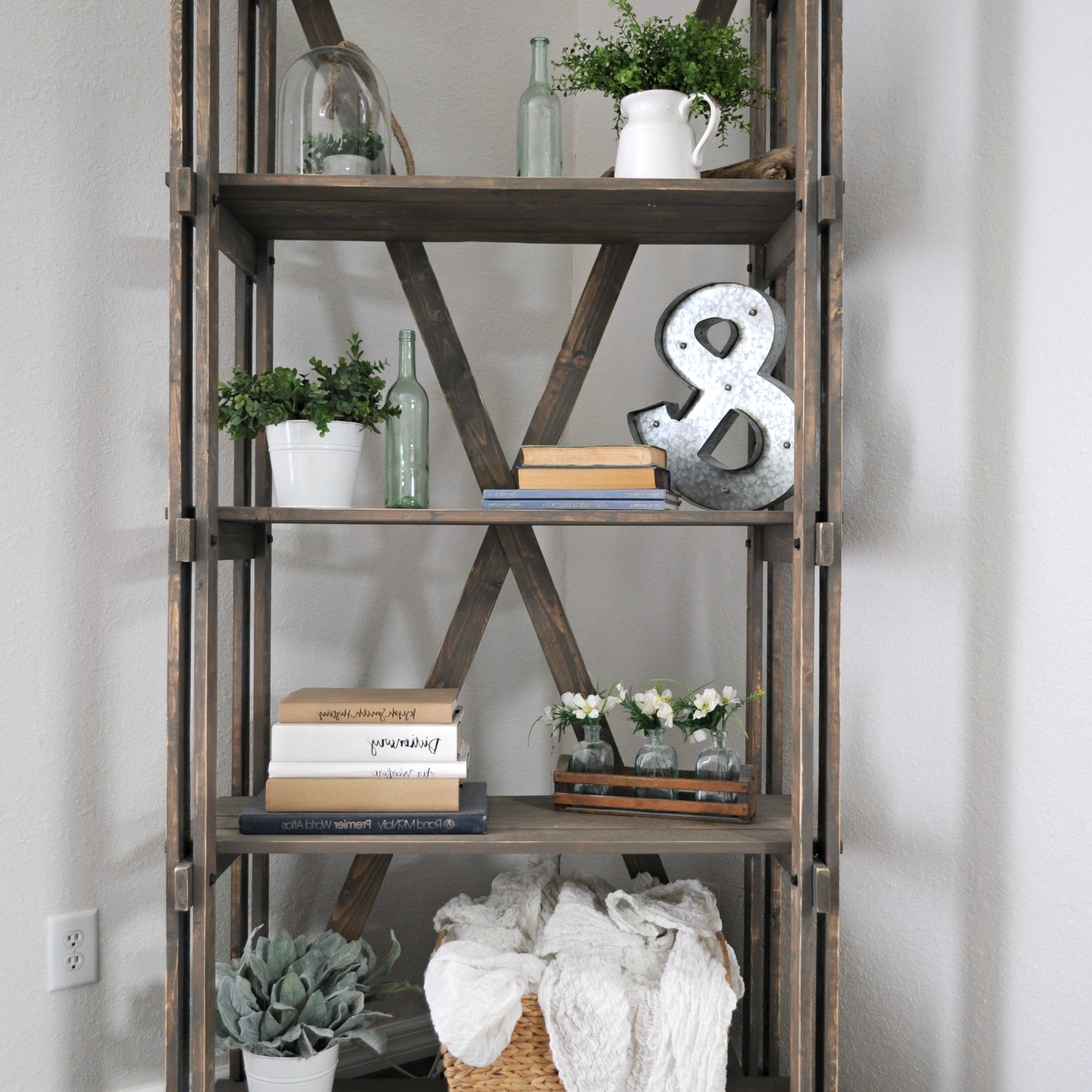 Trendy Diy Entertainment Stand – Sawdust To Sequins Throughout Farmhouse Stands With Shelves (View 10 of 15)