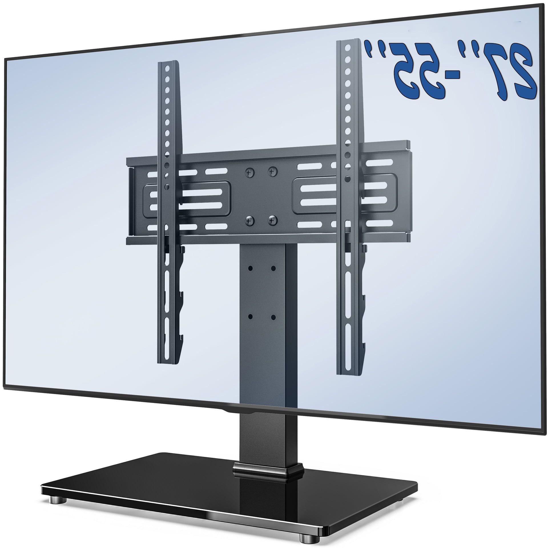 Universal Tabletop Tv Stands Pertaining To Latest Fitueyes Universal Tv Stand Table Top Tv Stand For 27 80 Inch Lcd Led (View 9 of 15)