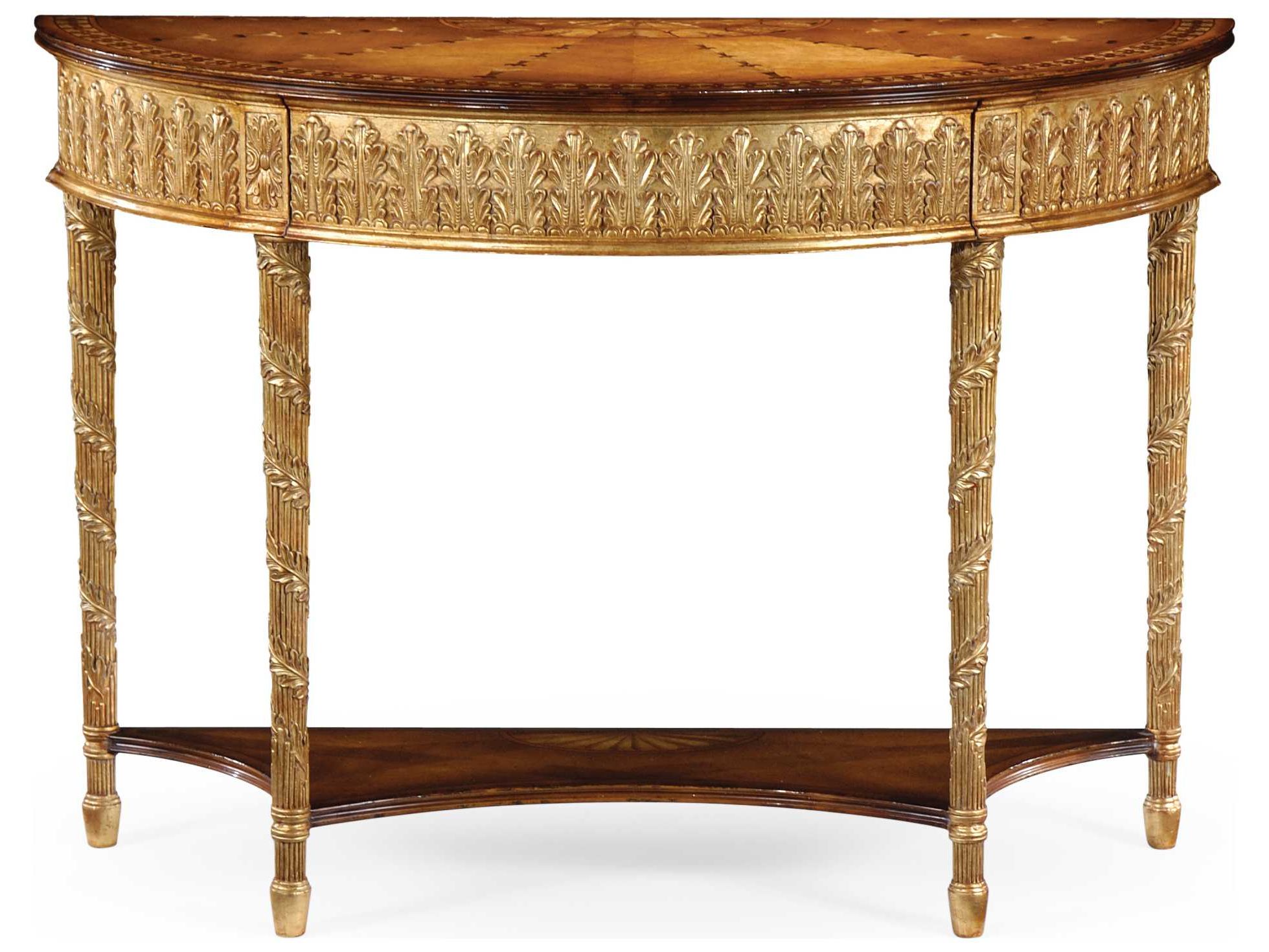 Versailles Console Cabinets Regarding Widely Used Jonathan Charles Versailles Light Antique Gold Leaf  (View 8 of 15)