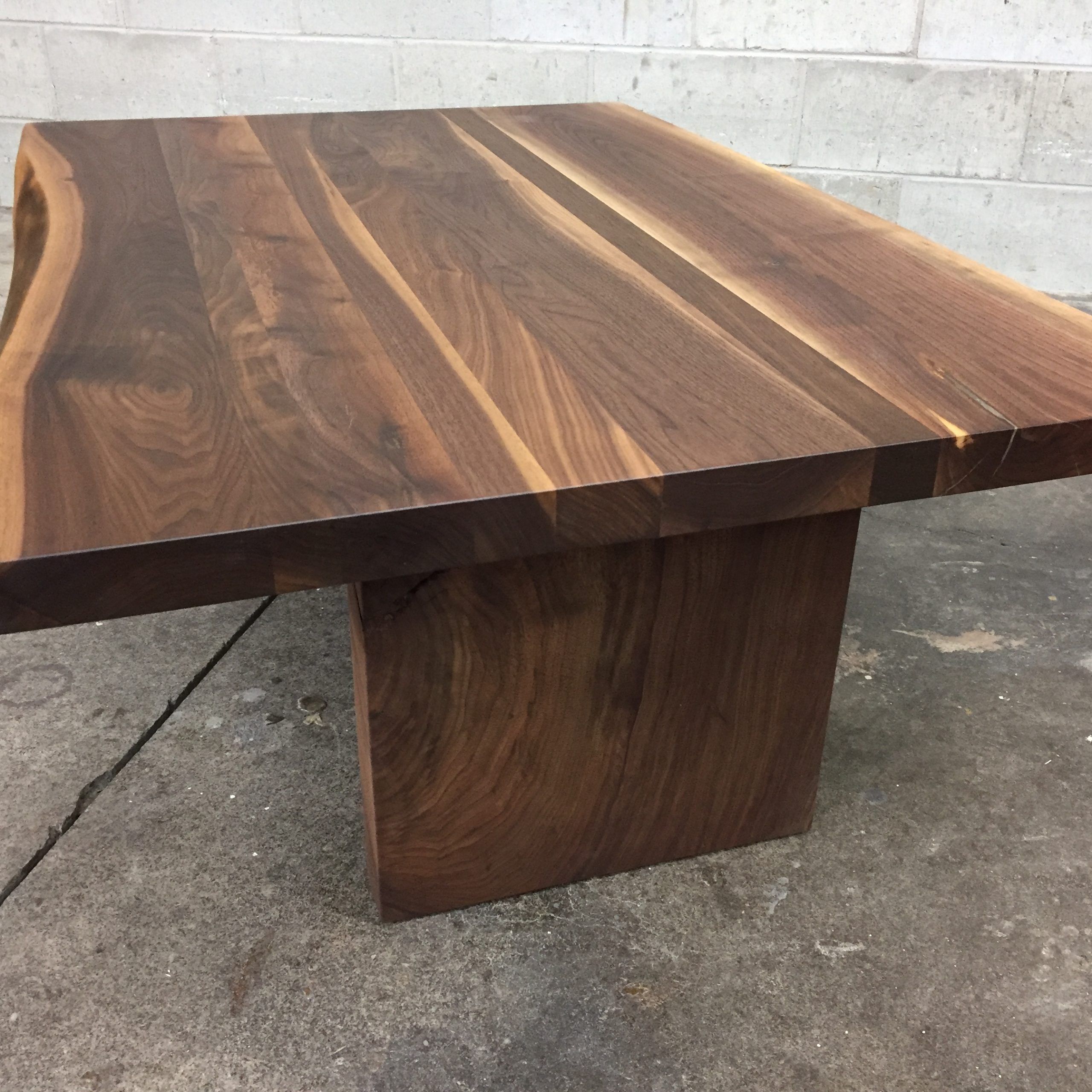 Walnut Coffee Tables With Regard To Well Liked Laminated Live Edge Black Walnut Coffee Table – Solu Custom Hardwood (Photo 4 of 15)