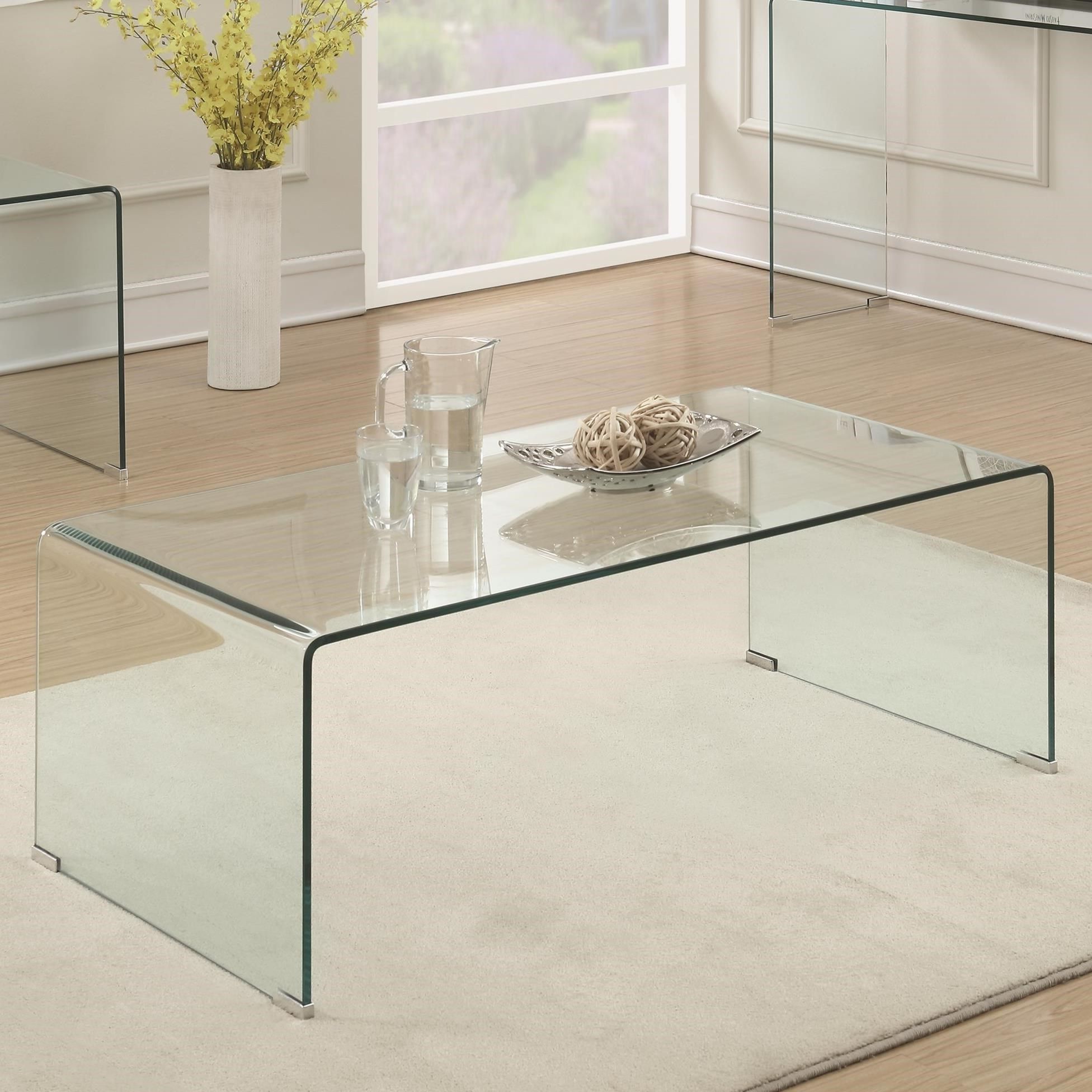 Well Known Clear Rectangle Center Coffee Tables Regarding 【があなたの】 Clear Acrylic Coffee Table Rectangle Tea Table Living Room (Photo 10 of 15)