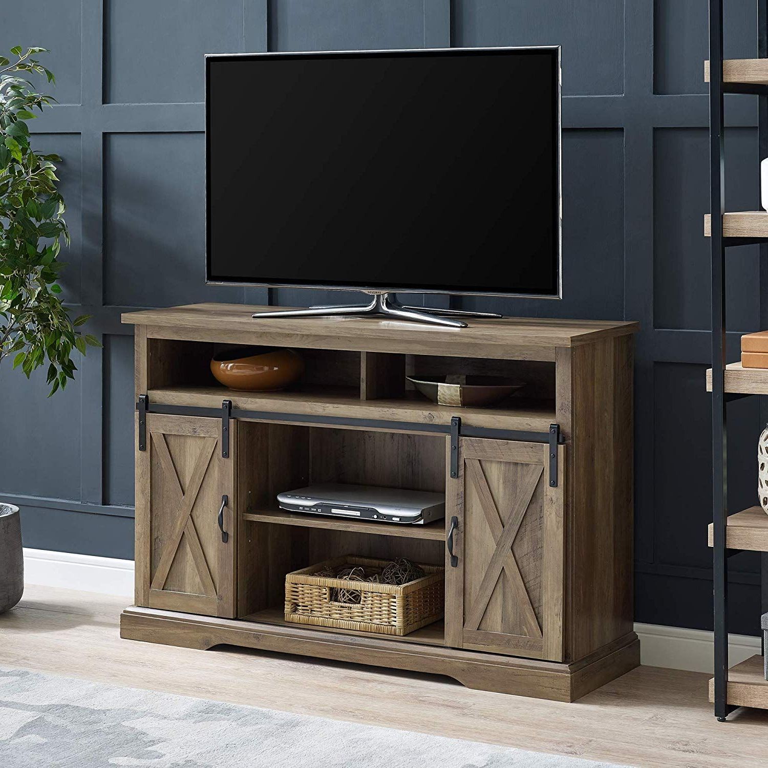 Well Known Farmhouse Tv Stands & Rustic Tv Stands – Farmhouse Goals (View 8 of 15)
